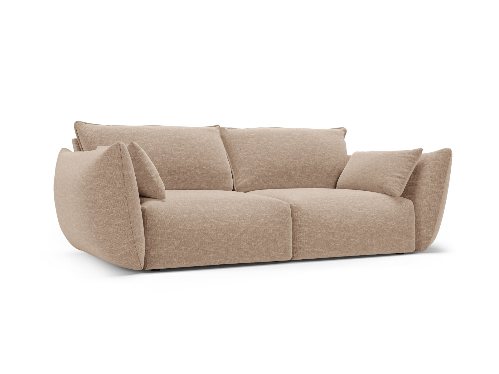 Beige 2-Sitzer Sofa Matera von Cosmopolitan Design, stilvolles und modernes Möbelstück für Ihr Wohnzimmer, erhältlich bei KAQTU Design AG.