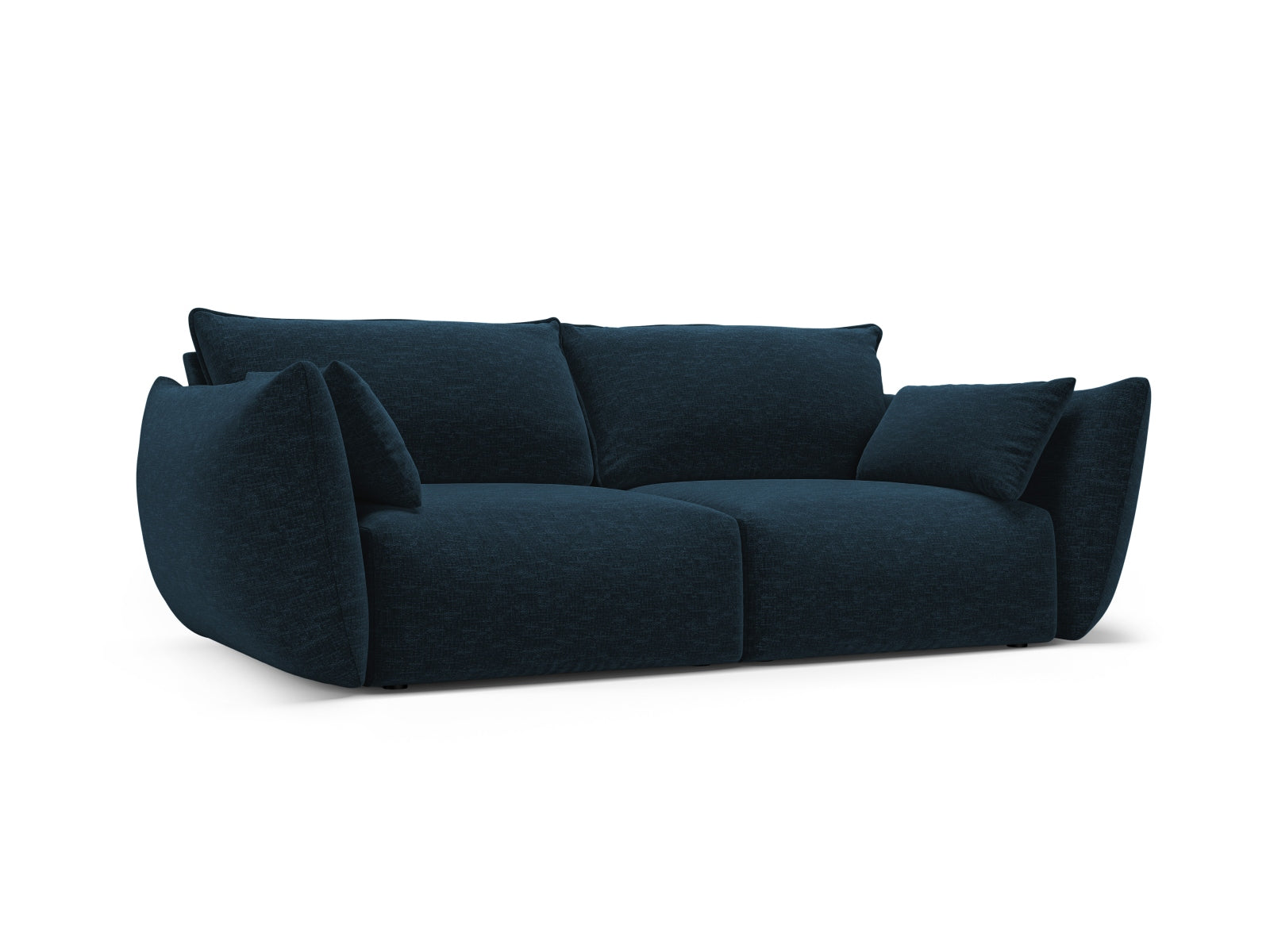 Elegantes 2-Sitzer Sofa Matera in Royal Blue-Haga, ideal für stilvolle Wohnräume, erhältlich bei KAQTU Design AG.