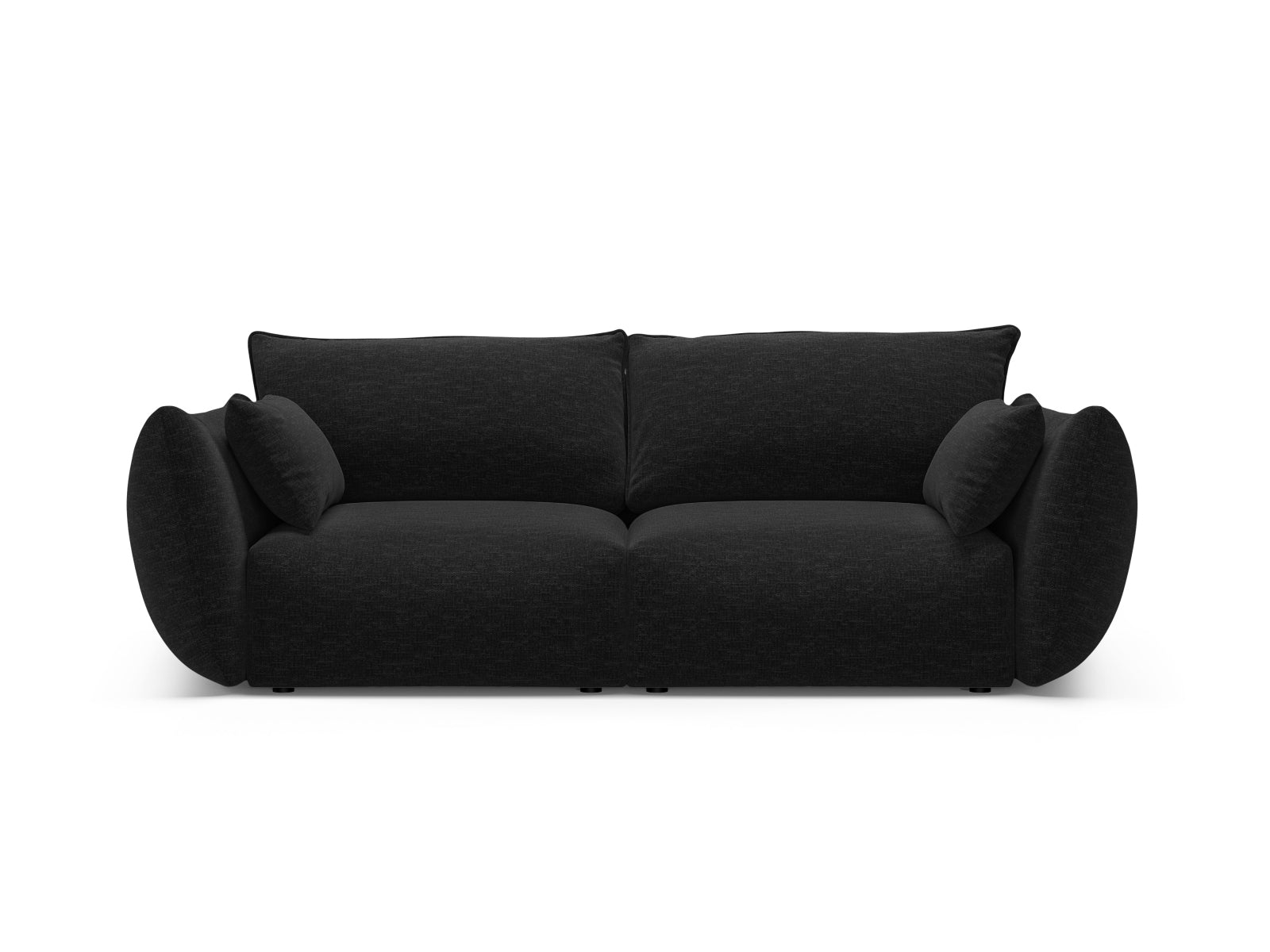 2-Sitzer Sofa Matera in Black-Haga präsentiert im Onlineshop von KAQTU Design AG. 2er Sofa ist von Cosmopolitan Design