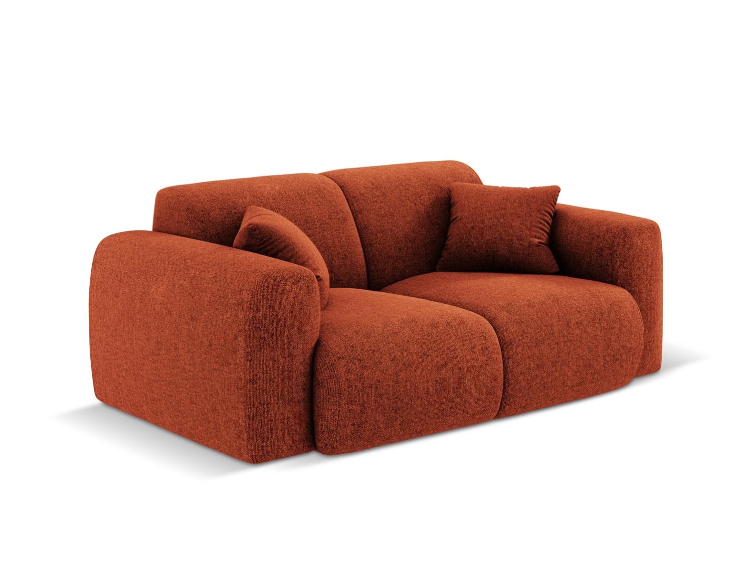 Nolio Sofa 2 Sitzer 95cm in Terracotta präsentiert im Onlineshop von KAQTU Design AG. 2er Sofa ist von Cosmopolitan Design