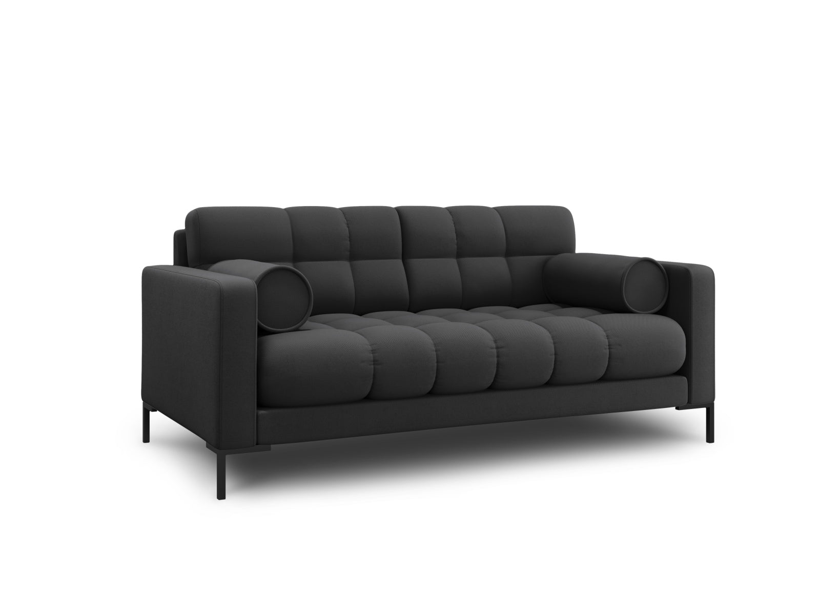 Elegantes 2-Sitzer Sofa Bali in Dunkelgrau, ideal für moderne Wohnräume, erhältlich bei KAQTU Design AG.
