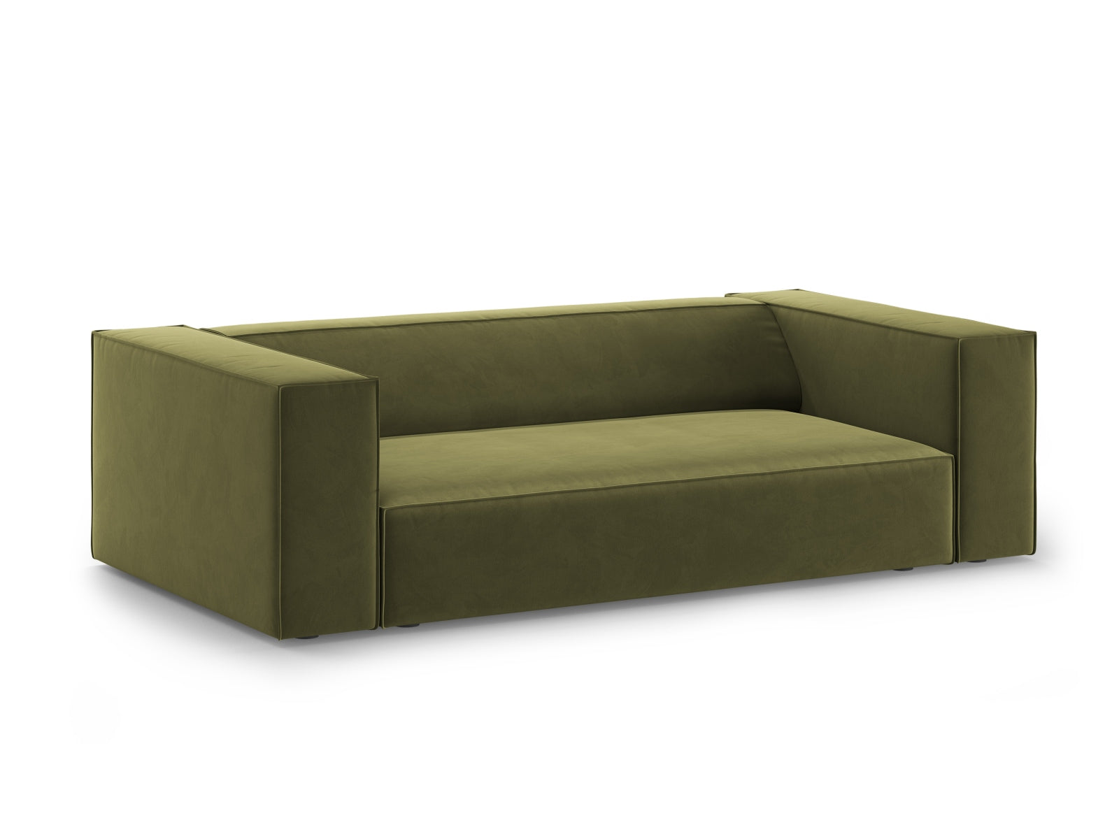 Arendal Velour Sofa 2 Sitzer in Light Green präsentiert im Onlineshop von KAQTU Design AG. 2er Sofa ist von Cosmopolitan Design