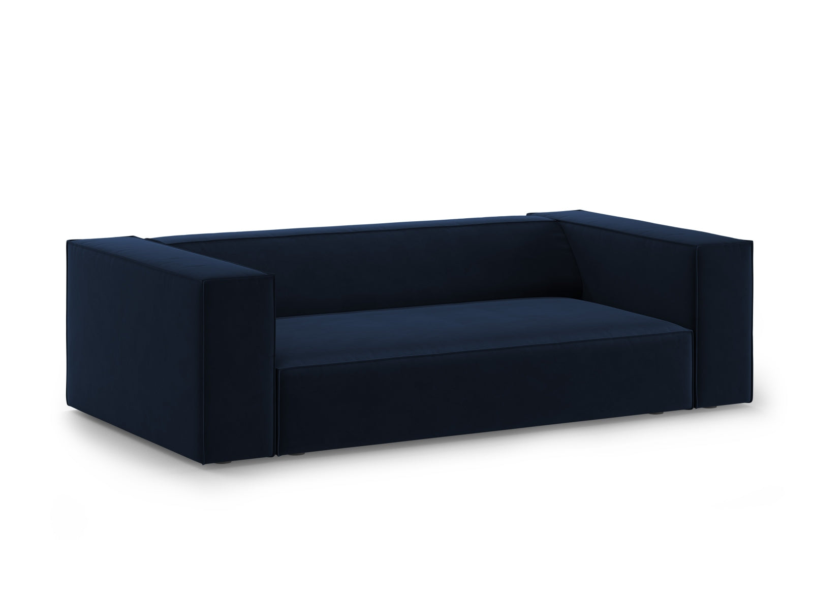 Arendal Velour Sofa 2 Sitzer in Royal Blue präsentiert im Onlineshop von KAQTU Design AG. 2er Sofa ist von Cosmopolitan Design