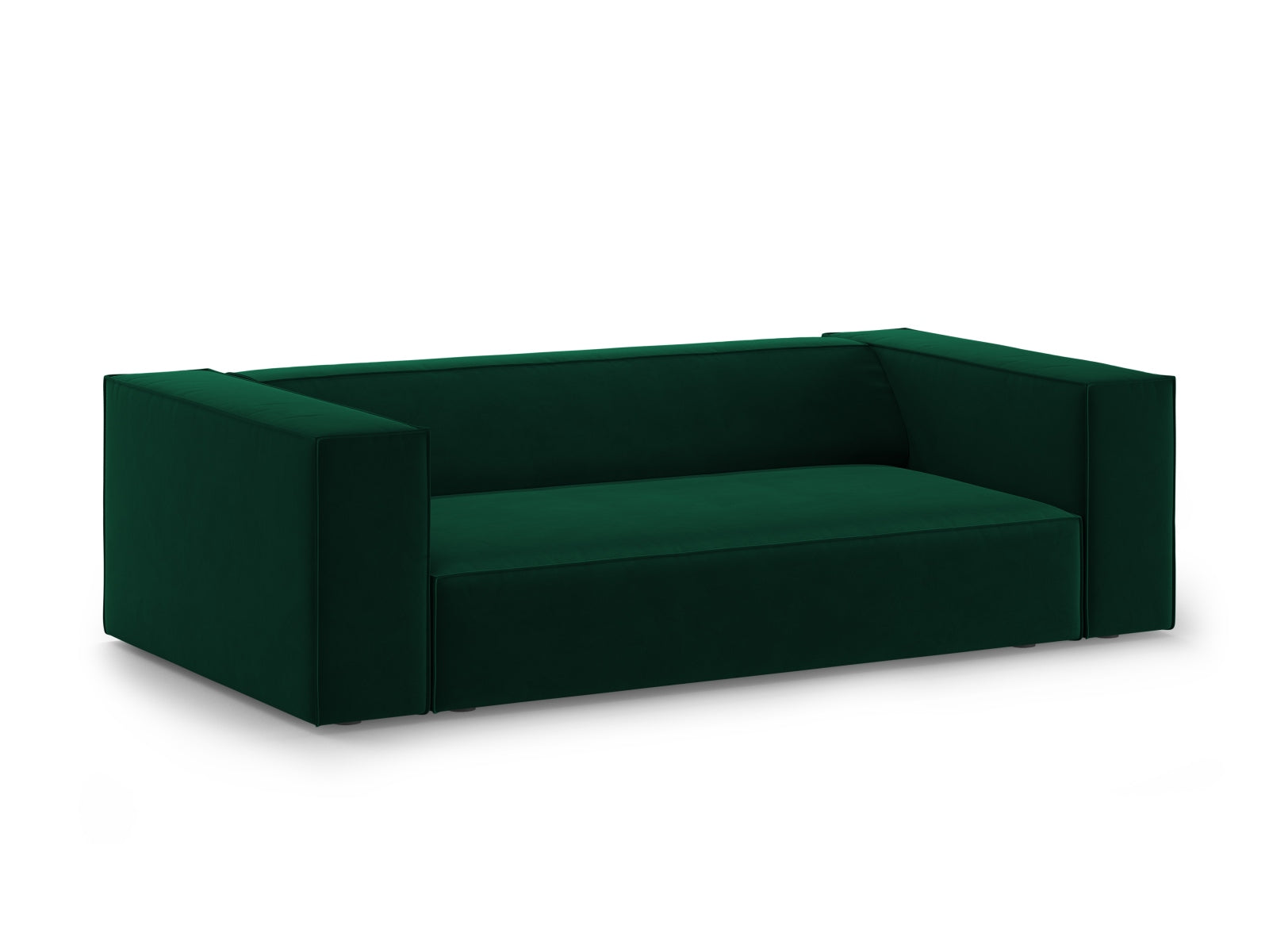 Arendal Velour Sofa 2 Sitzer in Bottle Green präsentiert im Onlineshop von KAQTU Design AG. 2er Sofa ist von Cosmopolitan Design