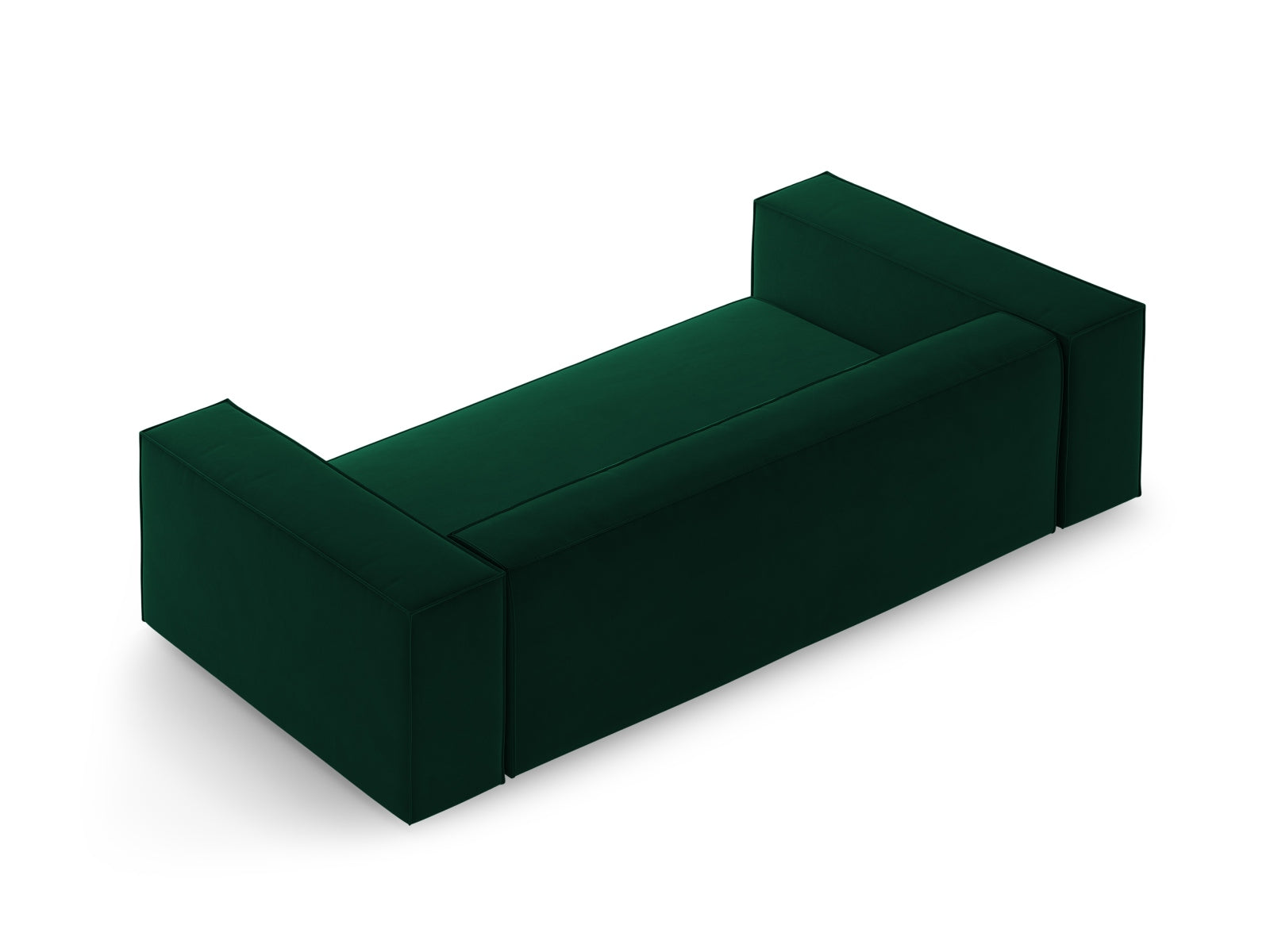 Arendal Velour Sofa 2 Sitzer in Bottle Green präsentiert im Onlineshop von KAQTU Design AG. 2er Sofa ist von Cosmopolitan Design