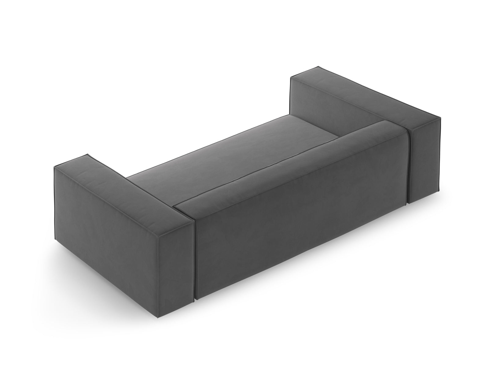 Arendal Velour Sofa 2 Sitzer in Warm grey präsentiert im Onlineshop von KAQTU Design AG. 2er Sofa ist von Cosmopolitan Design