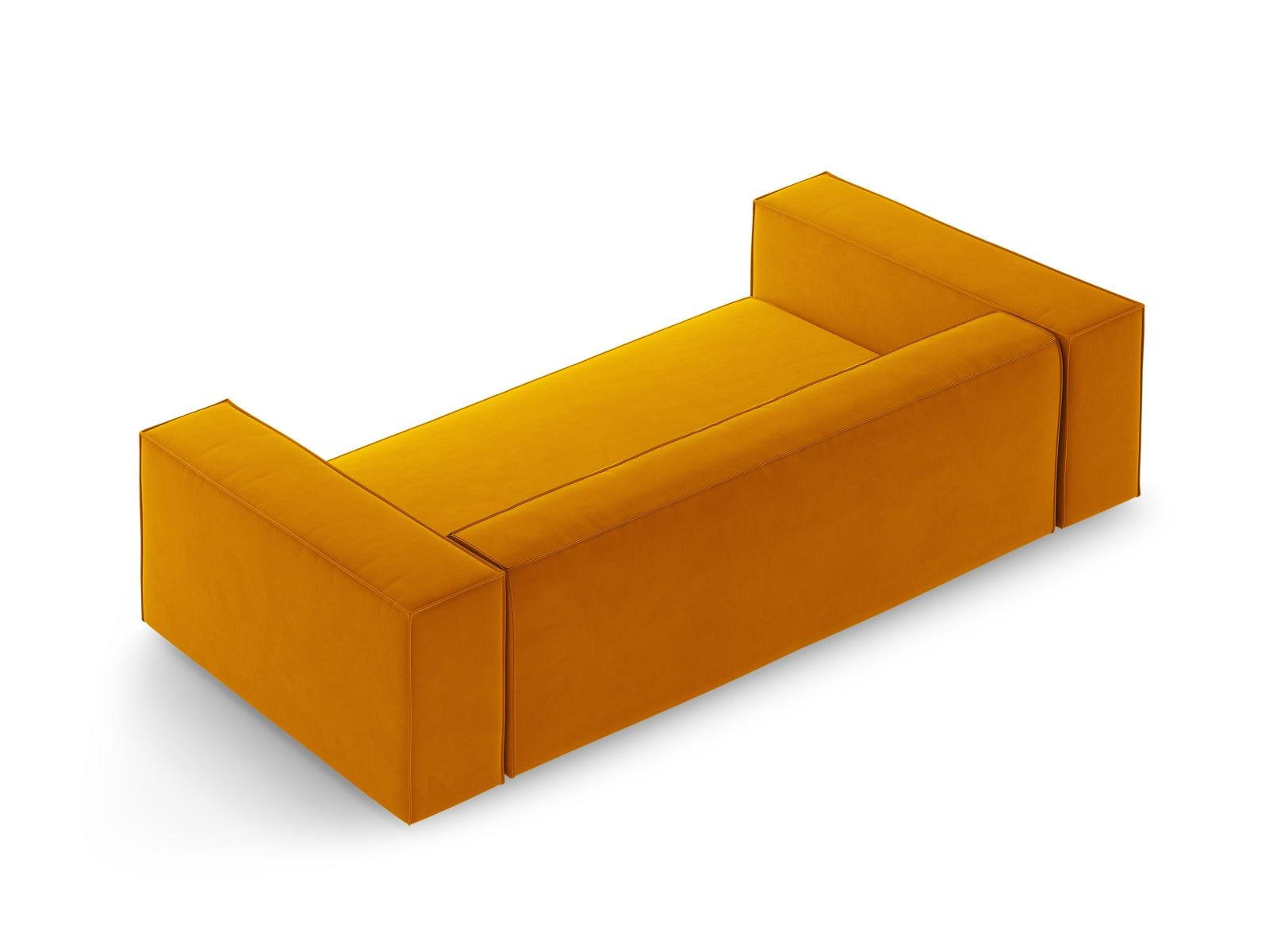 Arendal Velour Sofa 2 Sitzer in Yellow präsentiert im Onlineshop von KAQTU Design AG. 2er Sofa ist von Cosmopolitan Design