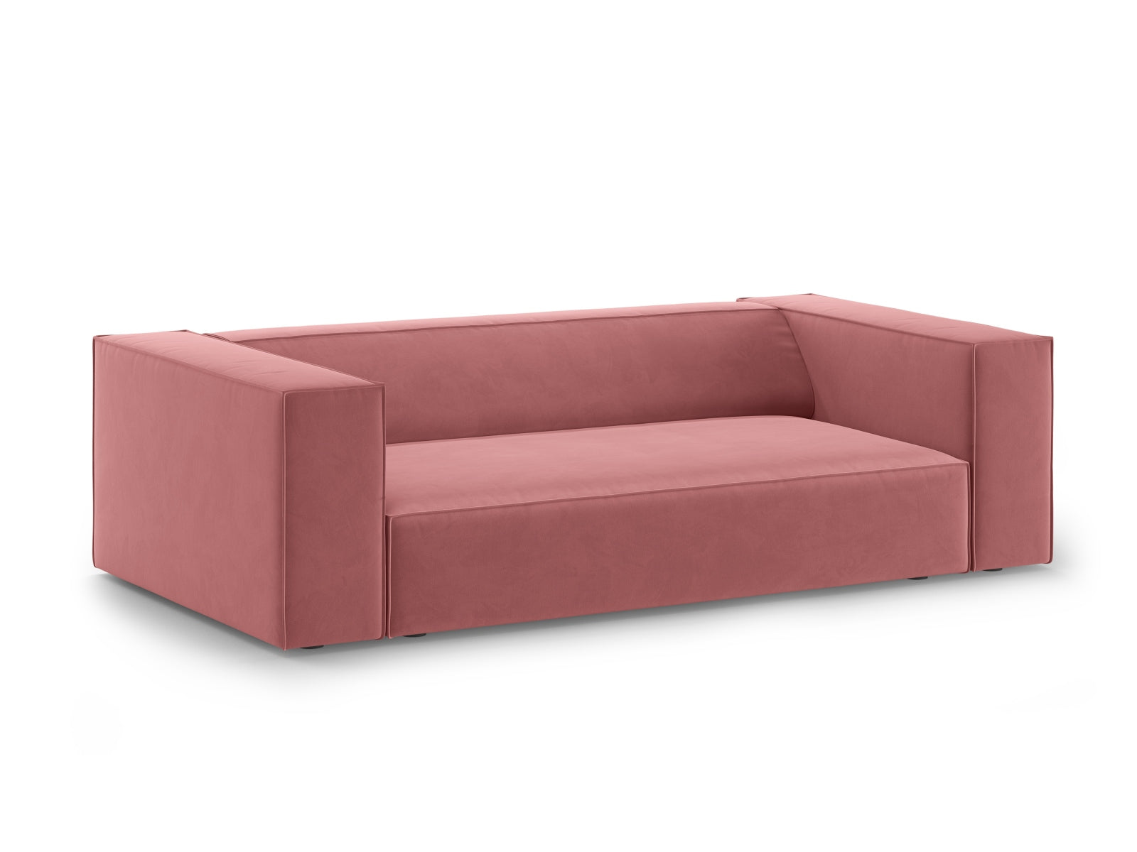 Arendal Velour Sofa 2 Sitzer in Flamingo präsentiert im Onlineshop von KAQTU Design AG. 2er Sofa ist von Cosmopolitan Design