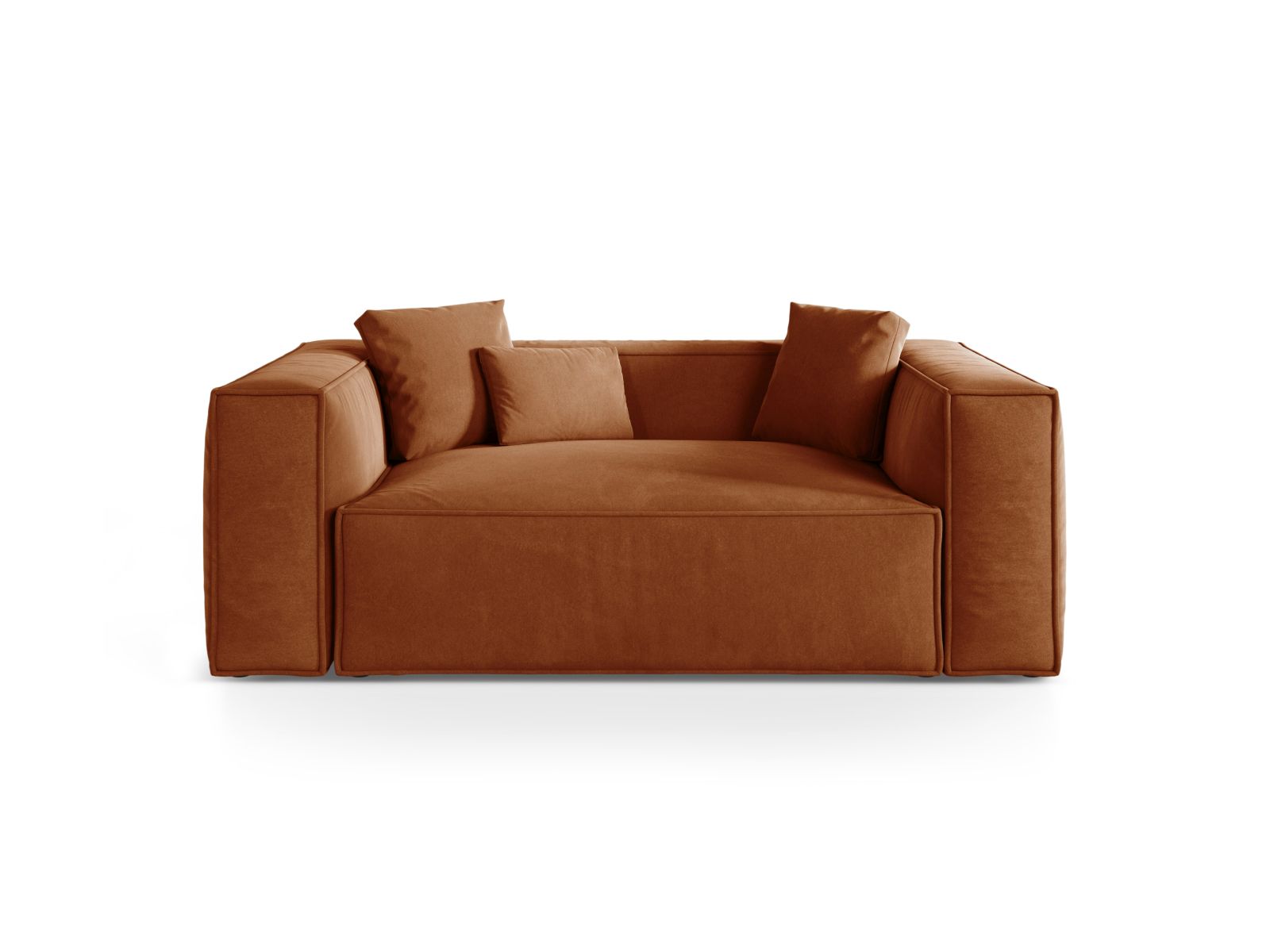 2-Sitzer Sofa Aveiro in Terracotta-Casino präsentiert im Onlineshop von KAQTU Design AG. 2er Sofa ist von Cosmopolitan Design
