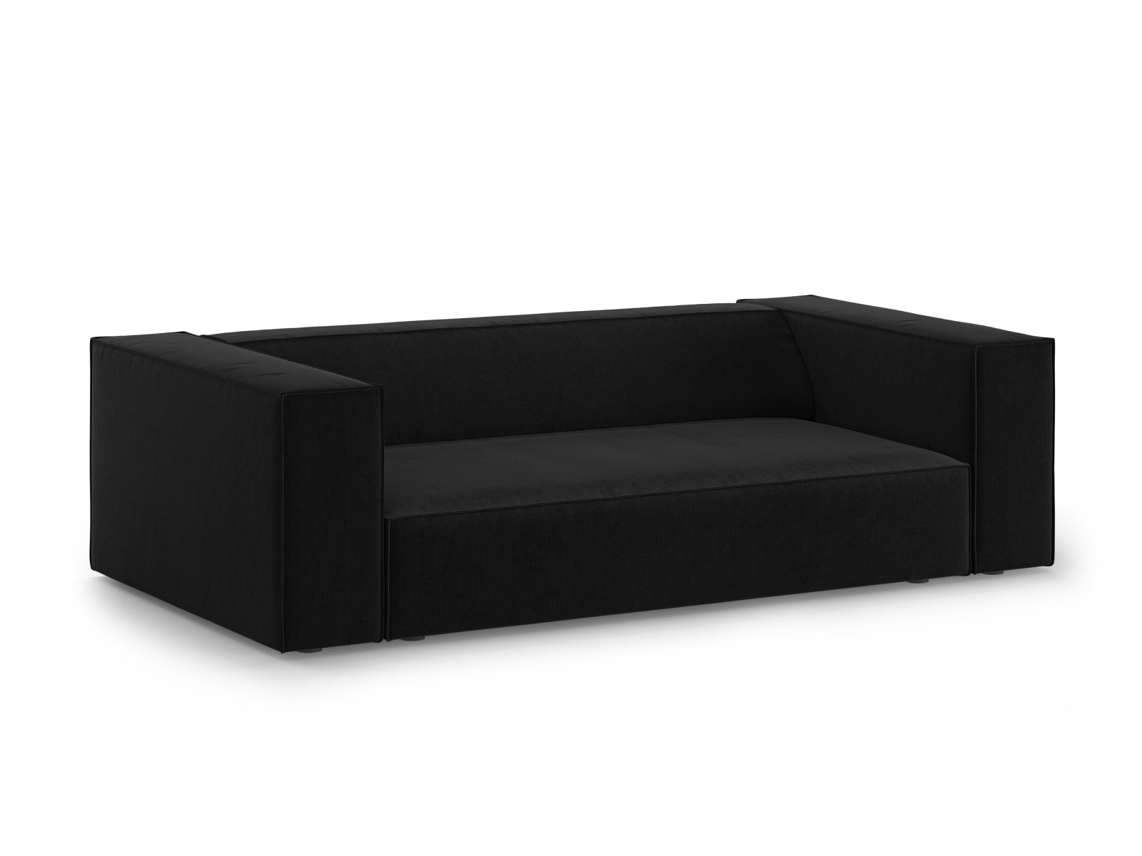 Arendal Sofa 2 Sitzer in Black präsentiert im Onlineshop von KAQTU Design AG. 2er Sofa ist von Cosmopolitan Design
