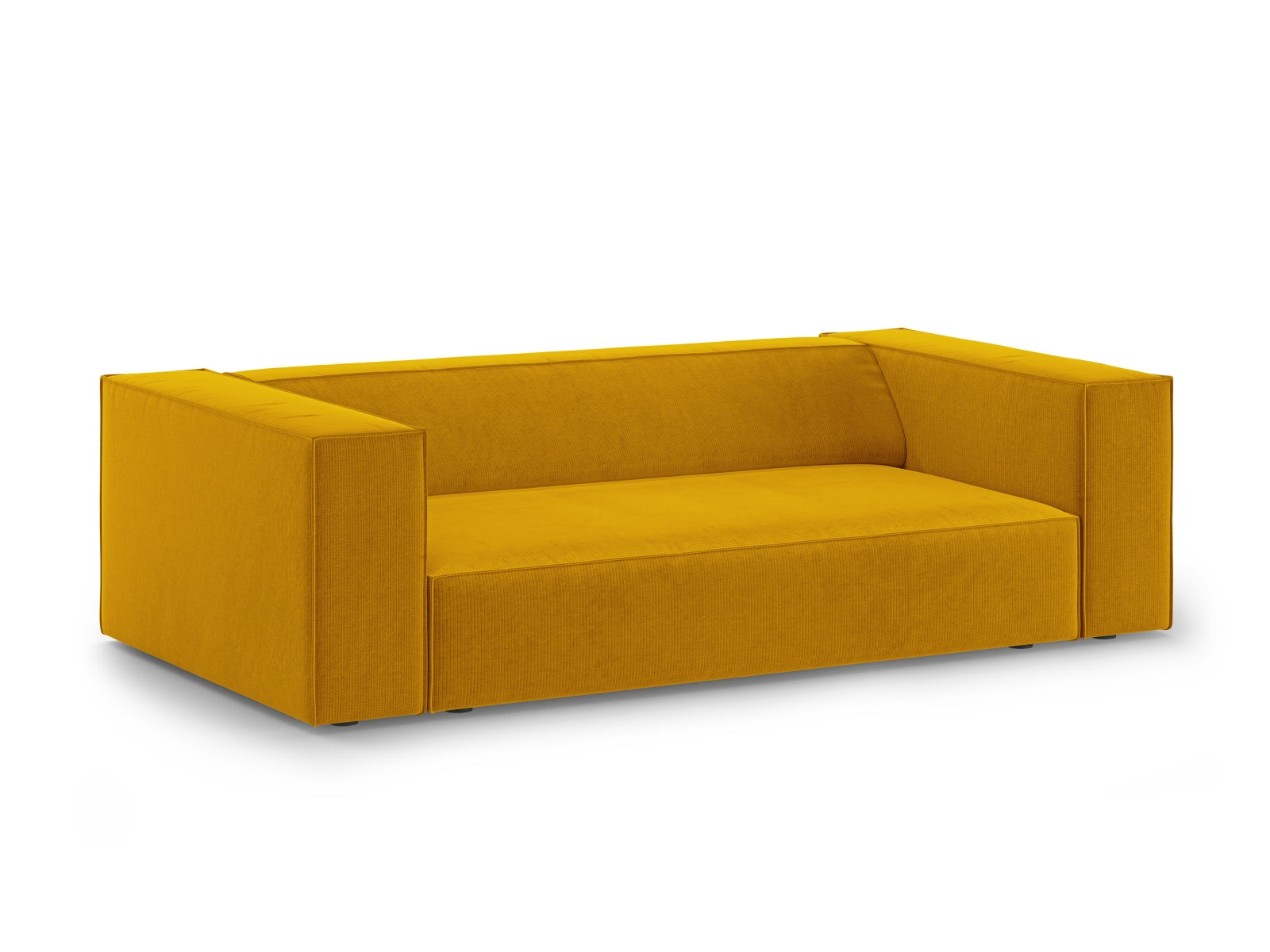 Arendal Sofa 2 Sitzer in Mustard präsentiert im Onlineshop von KAQTU Design AG. 2er Sofa ist von Cosmopolitan Design