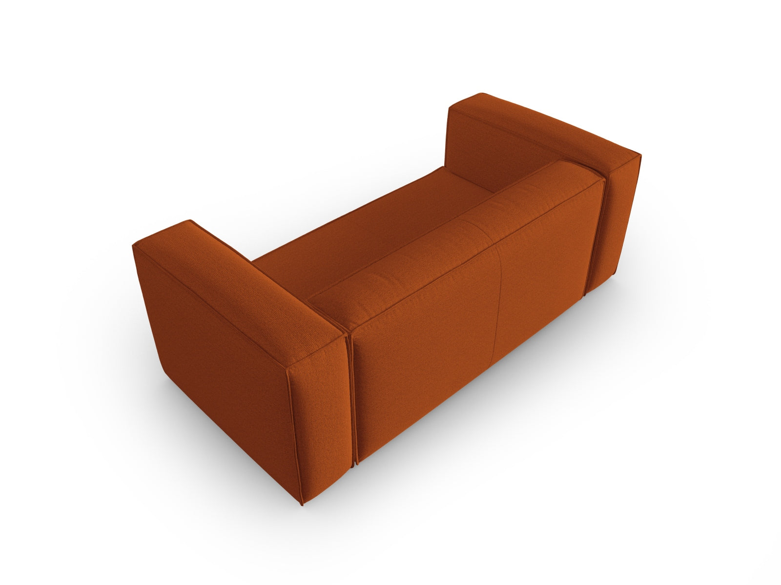 Mackay Sofa 2 Sitzer in Terracotta präsentiert im Onlineshop von KAQTU Design AG. Sofa ist von Cosmopolitan Design