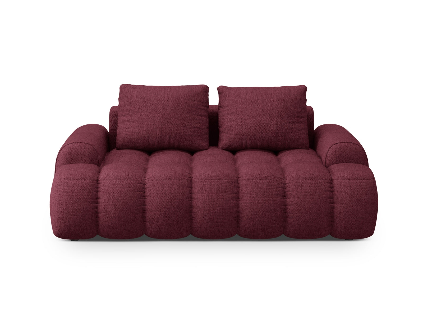 Linz Sofa 2 Sitzer 100cm in Burgundy-Sorella präsentiert im Onlineshop von KAQTU Design AG. 2er Sofa ist von Cosmopolitan Design