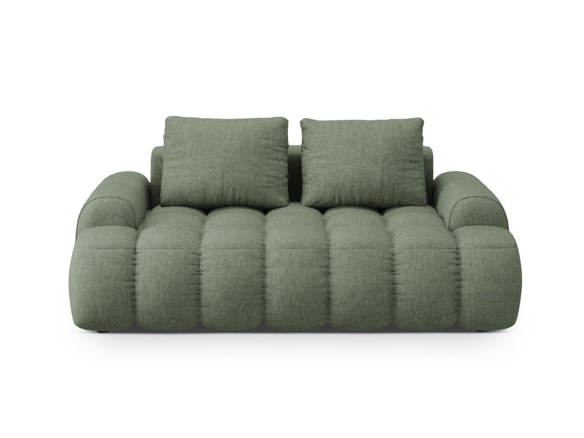 Linz Sofa 2 Sitzer 100cm in Dark Olive Green-Sorella präsentiert im Onlineshop von KAQTU Design AG. 2er Sofa ist von Cosmopolitan Design