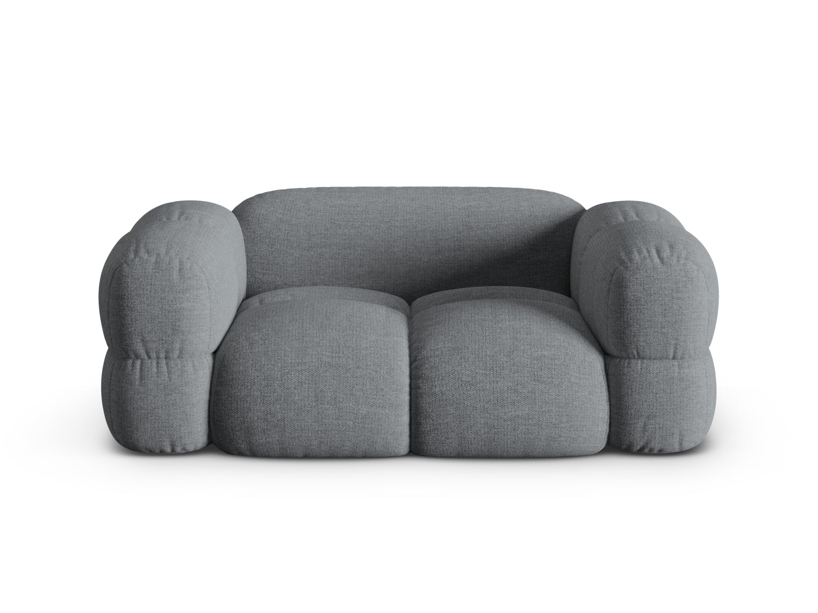 Loretto Sofa 2 Sitzer 100cm in Grey-Sorella präsentiert im Onlineshop von KAQTU Design AG. 2er Sofa ist von Cosmopolitan Design