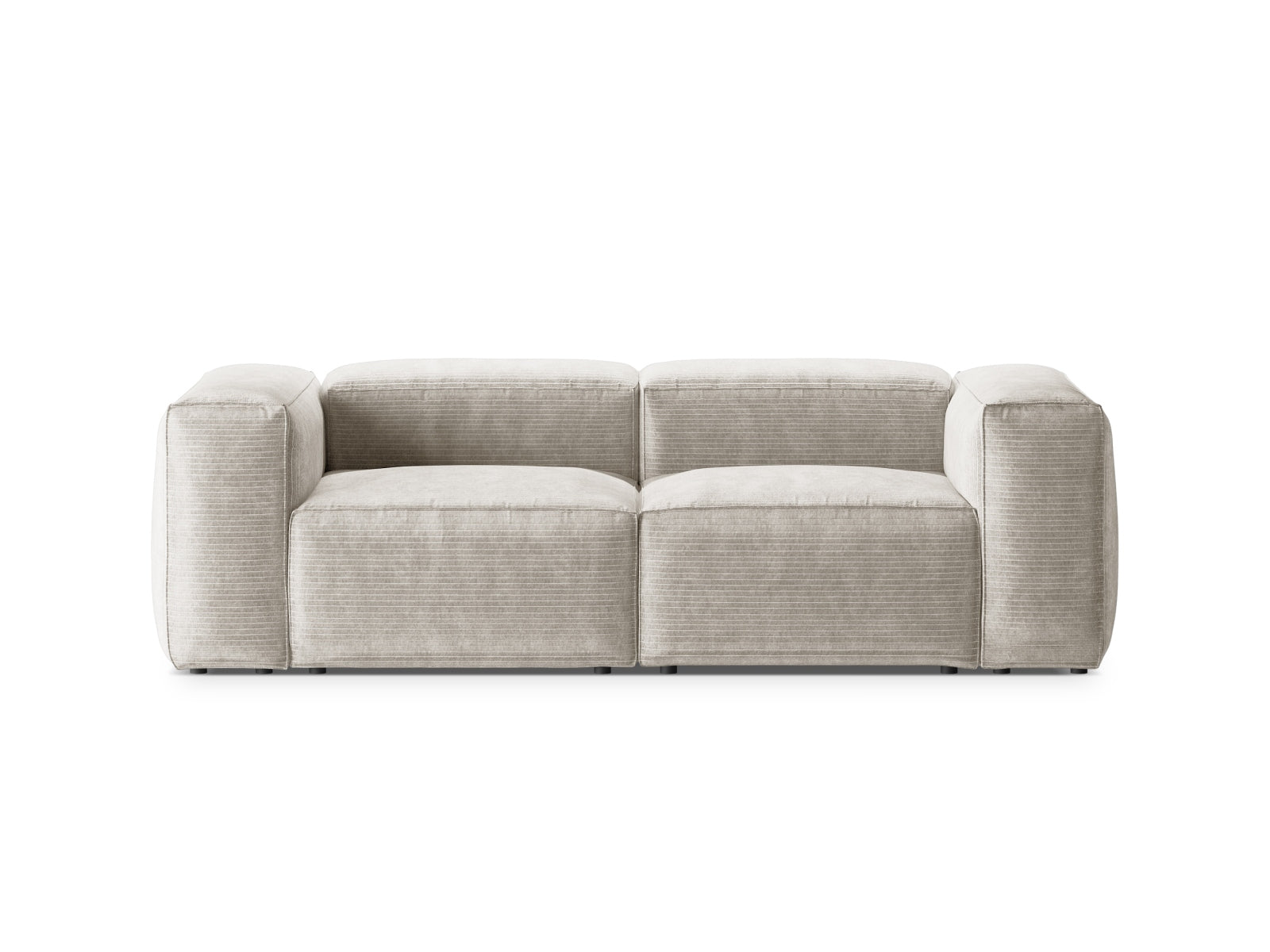 Bergamo Modular Sofa 2 Sitzer in Ivory präsentiert im Onlineshop von KAQTU Design AG. 2er Sofa ist von Cosmopolitan Design