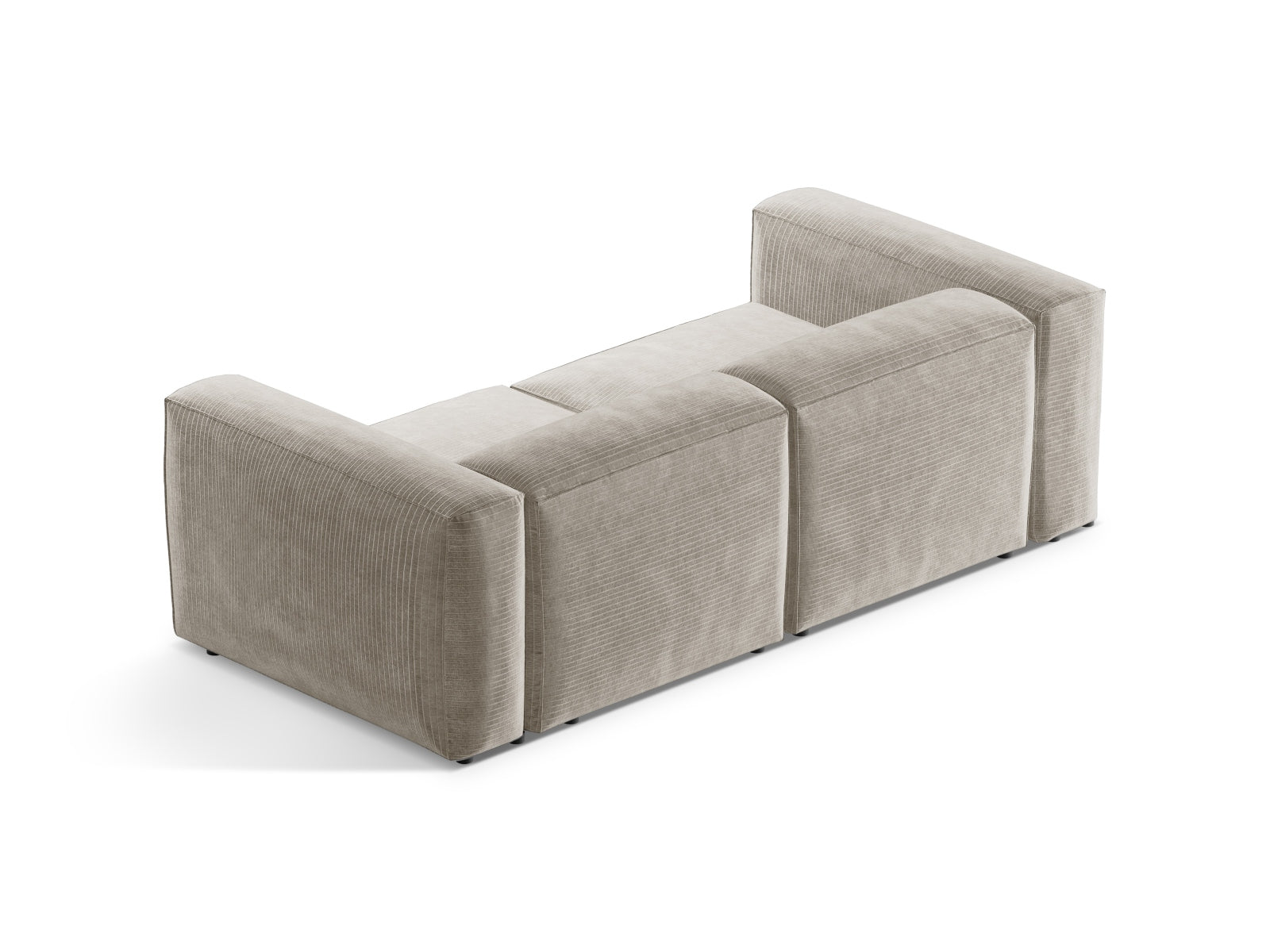 Entdecken Sie das elegante Bergamo Modular Sofa 2 Sitzer von Cosmopolitan Design – perfekt für zeitgemässe Wohnkonzepte und gemütliche Stunden!