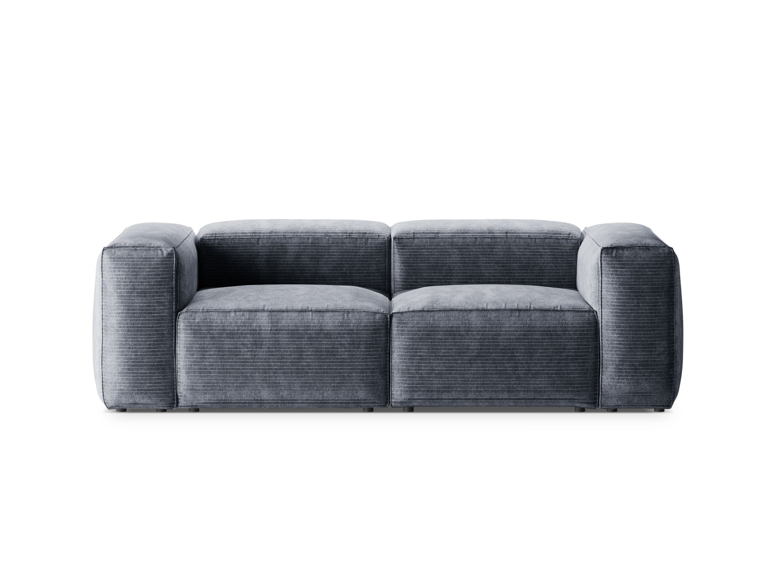 Bergamo Modular Sofa 2 Sitzer in Muted Blue präsentiert im Onlineshop von KAQTU Design AG. 2er Sofa ist von Cosmopolitan Design