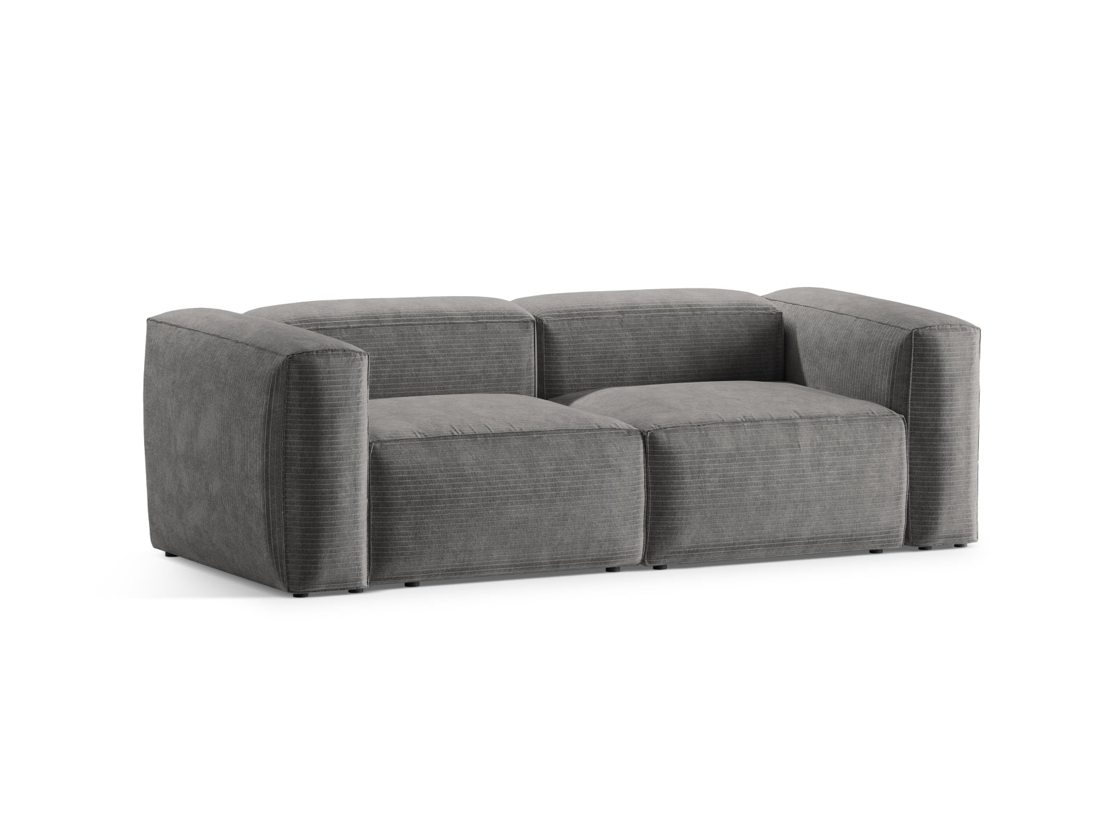 Entdecken Sie das elegante Bergamo Modular Sofa 2 Sitzer von Cosmopolitan Design – perfekt für zeitgemässe Wohnkonzepte und gemütliche Stunden!
