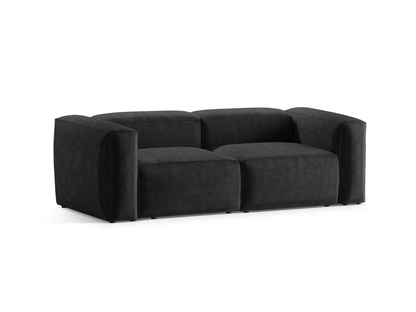Entdecken Sie das elegante Bergamo Modular Sofa 2 Sitzer von Cosmopolitan Design – perfekt für zeitgemässe Wohnkonzepte und gemütliche Stunden!