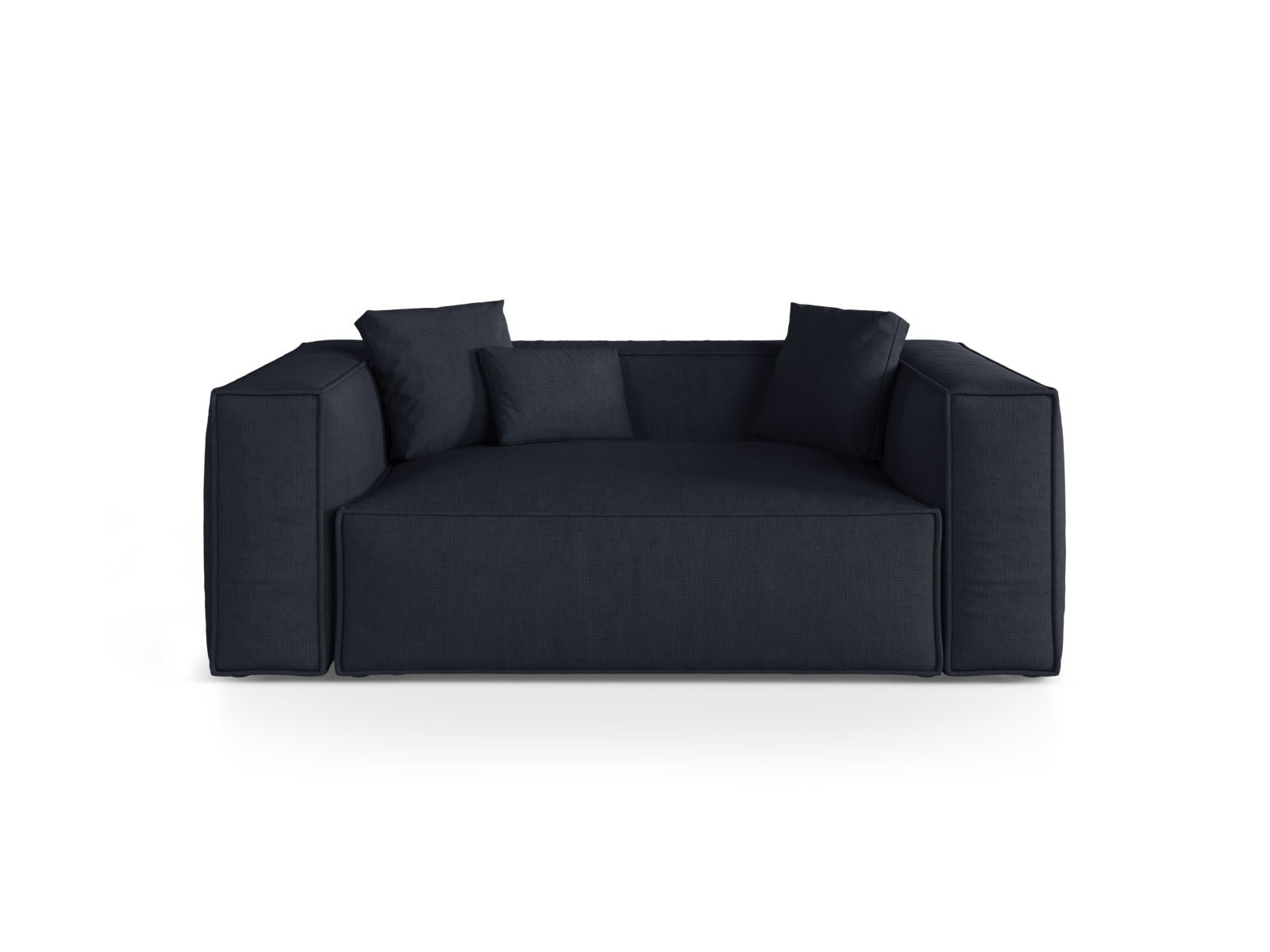 2-Sitzer Sofa Aveiro in Navy Blue-Liberty präsentiert im Onlineshop von KAQTU Design AG. 2er Sofa ist von Cosmopolitan Design