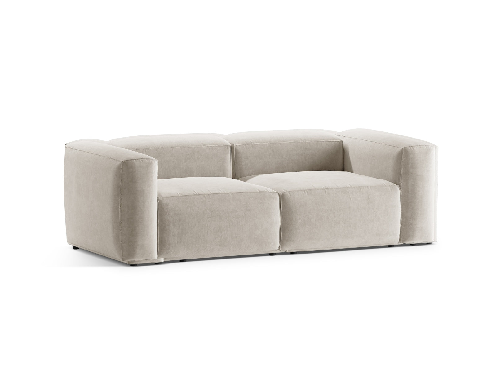 Entdecken Sie das elegante Bergamo Modular Sofa 2 Sitzer von Cosmopolitan Design – perfekt für zeitgemässe Wohnkonzepte und gemütliche Stunden!