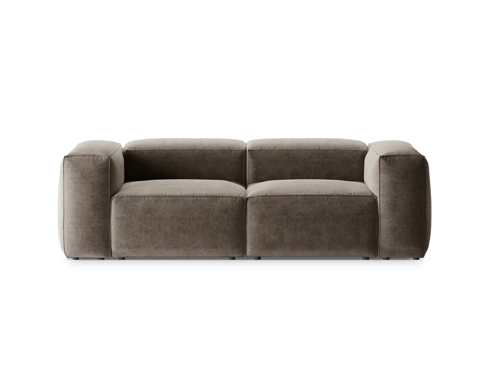 Bergamo Modular Sofa 2 Sitzer in Cappuccino präsentiert im Onlineshop von KAQTU Design AG. 2er Sofa ist von Cosmopolitan Design