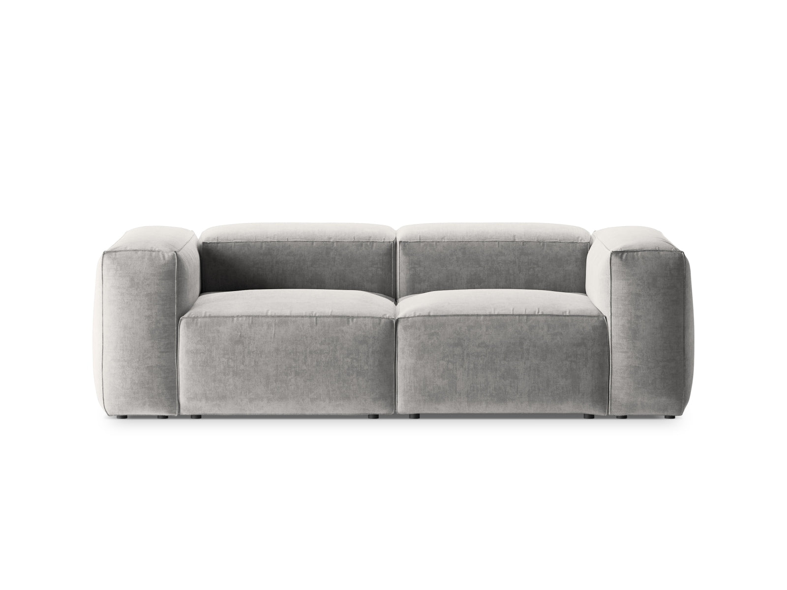 Bergamo Modular Sofa 2 Sitzer in Light Grey präsentiert im Onlineshop von KAQTU Design AG. 2er Sofa ist von Cosmopolitan Design