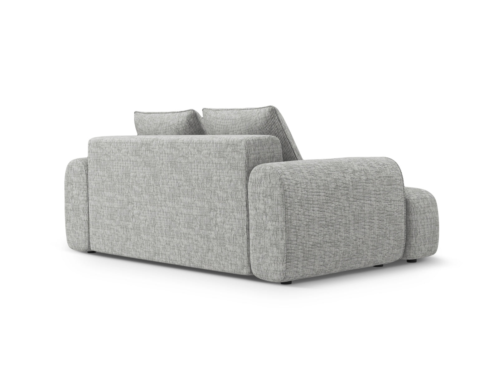 Elegantes 2-Sitzer Sofa Calma in dezentem Grau, ideal für stilvolle Wohnräume und entspannte Stunden, erhältlich bei KAQTU.