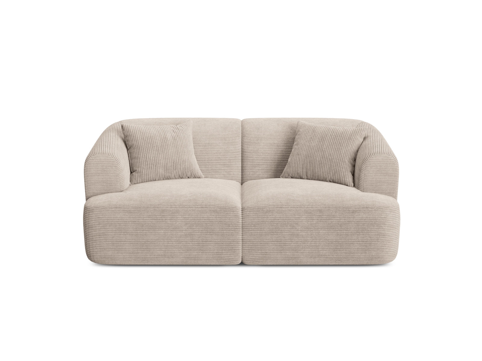 Campi Modular Sofa 2 Sitzer in Cappuccino präsentiert im Onlineshop von KAQTU Design AG. 2er Sofa ist von Cosmopolitan Design