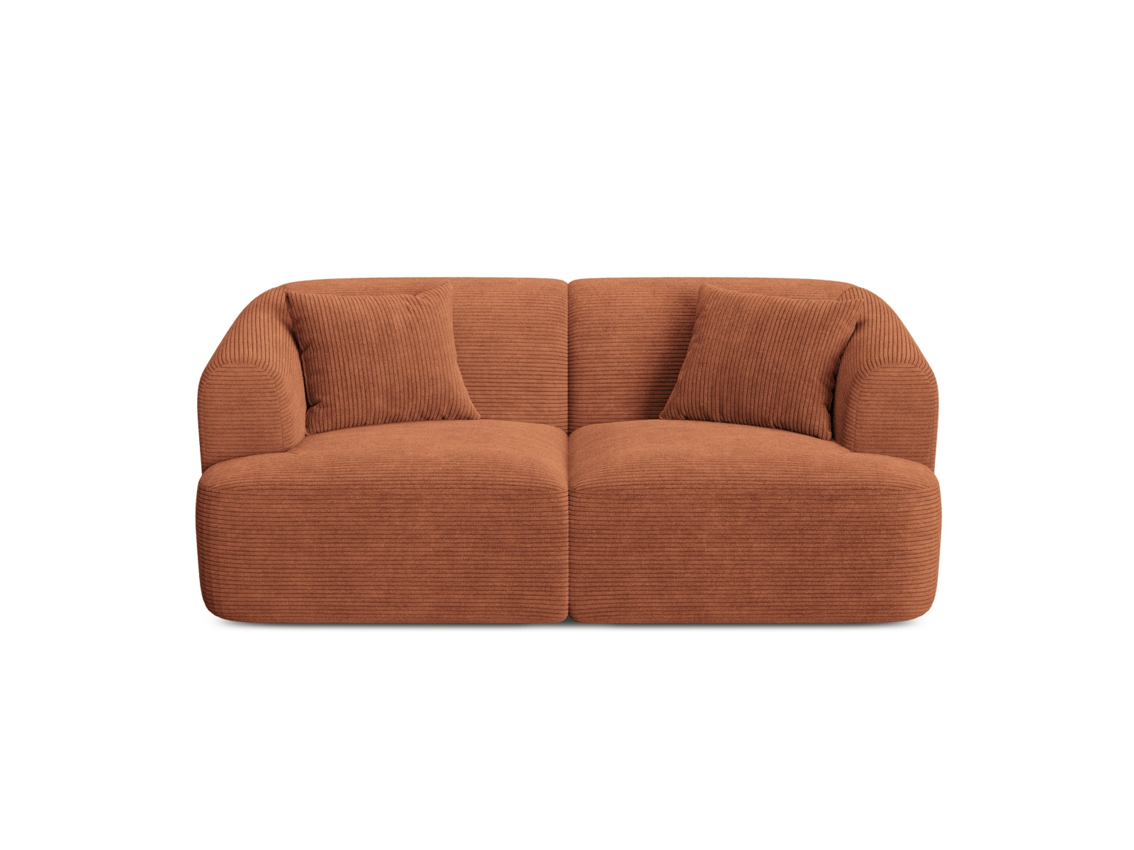 Campi Modular Sofa 2 Sitzer in Terracotta präsentiert im Onlineshop von KAQTU Design AG. 2er Sofa ist von Cosmopolitan Design