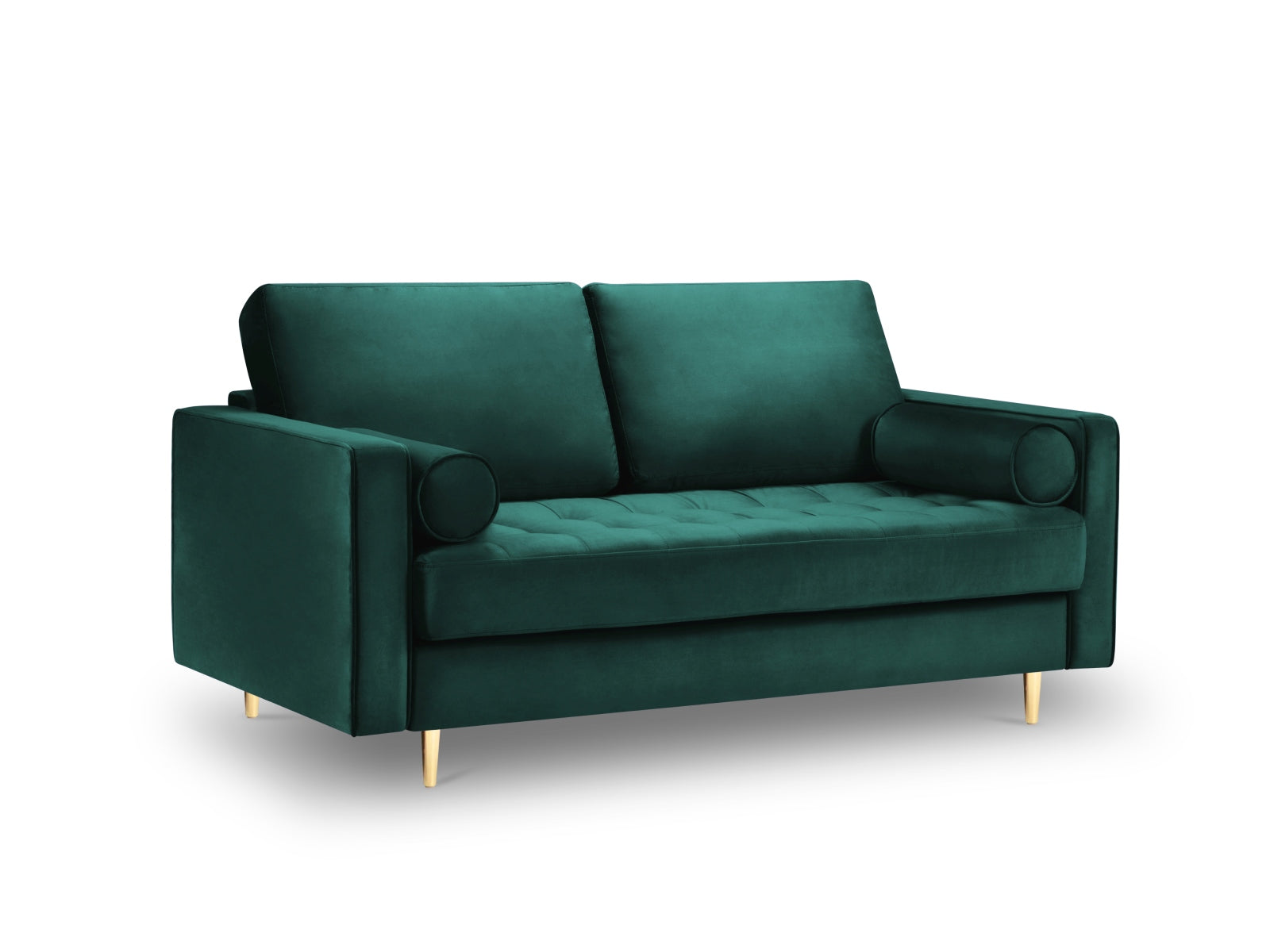 2-Sitzer Sofa Aspen in Petrol-Salvador präsentiert im Onlineshop von KAQTU Design AG. 2er Sofa ist von Cosmopolitan Design