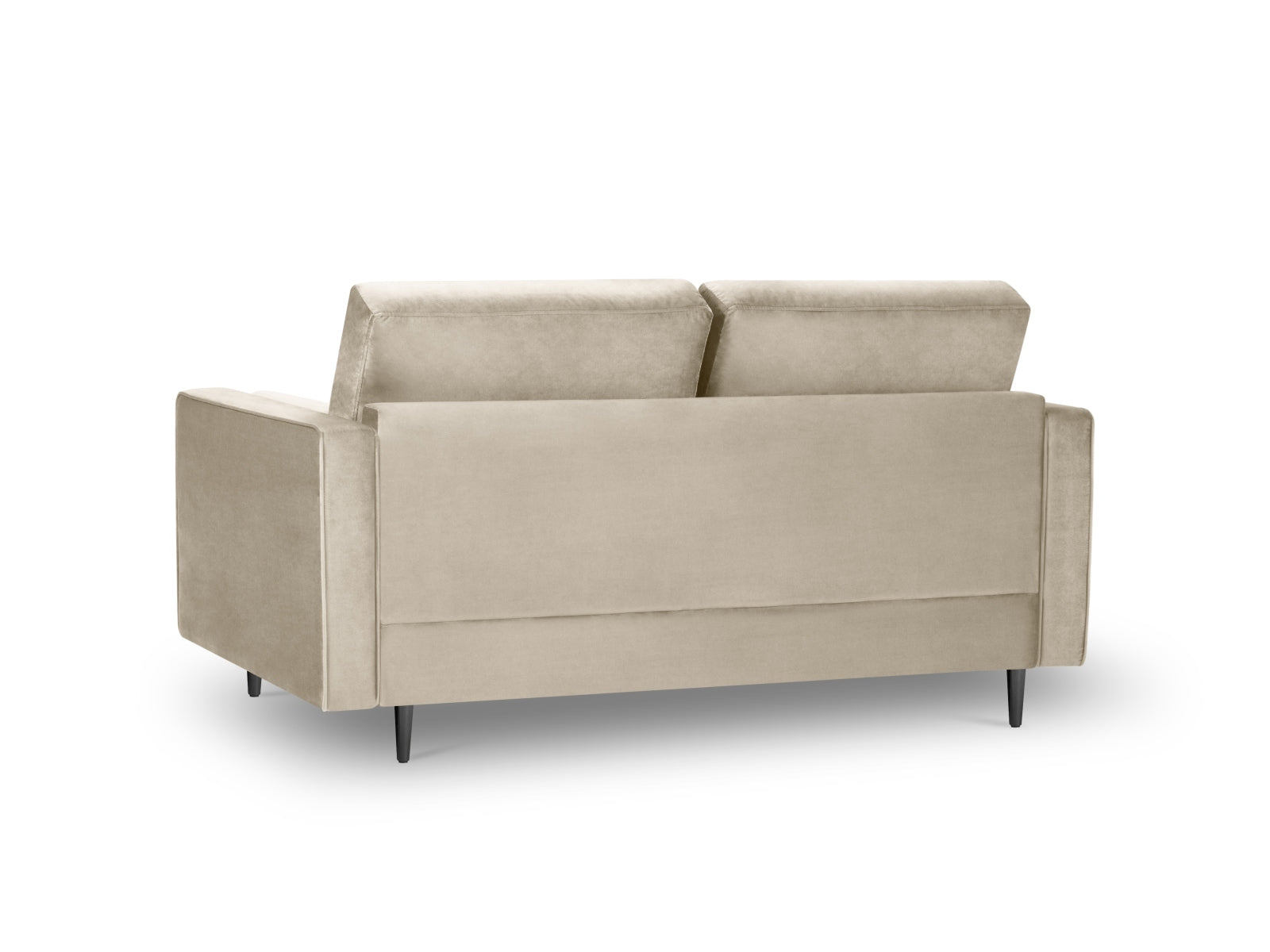 Elegantes 2-Sitzer Sofa Aspen in luxuriösem Dunkelbeige, ideal für moderne Wohnräume und gemütliche Stunden zu zweit.