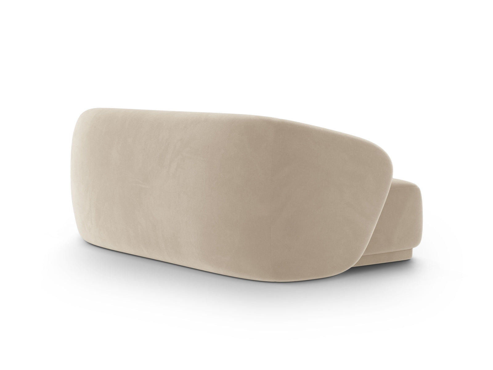 Modernes 2-Sitzer Sofa Gomera in sanften Beigetönen, ideal für entspannte Stunden und geschmackvolle Einrichtung.