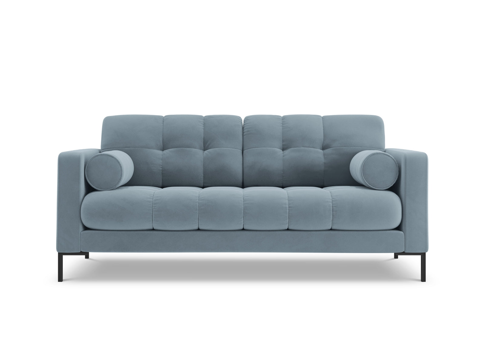 2-Sitzer Sofa Bali in Light Blue-Bluvel präsentiert im Onlineshop von KAQTU Design AG. 2er Sofa ist von Cosmopolitan Design