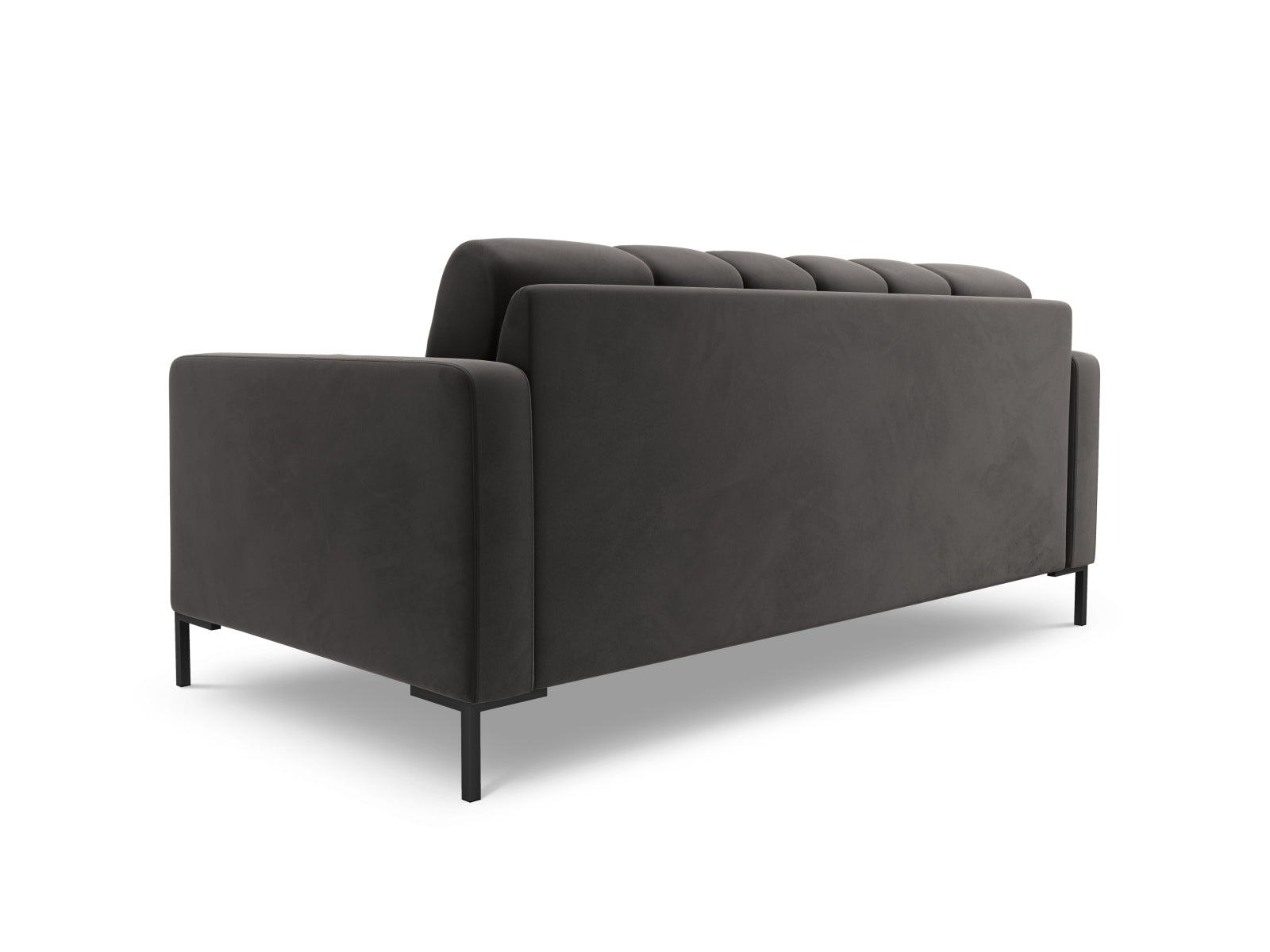 Elegantes 2-Sitzer Sofa Bali in modernem Dunkelgrau, ideal für stilvolle Wohnräume, entworfen von Cosmopolitan Design.