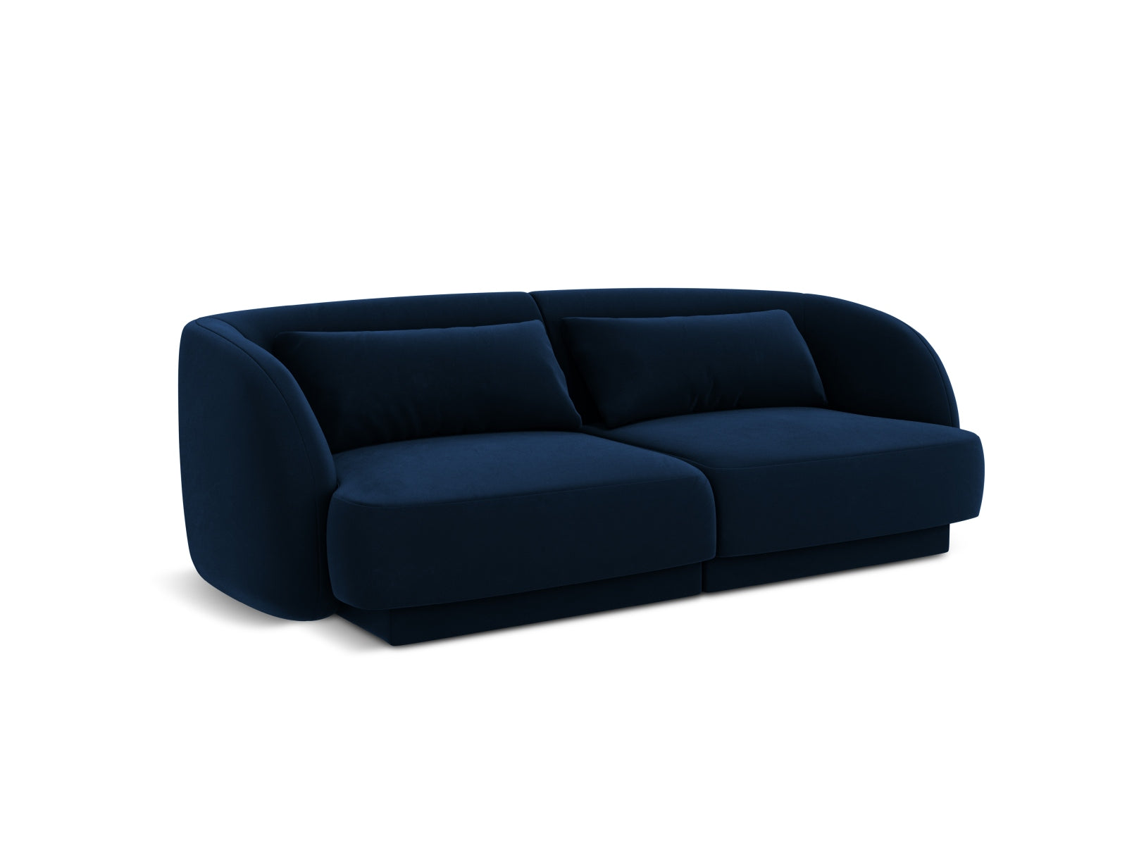 Tulum Velour Sofa 2 Sitzer 90cm in Royal Blue präsentiert im Onlineshop von KAQTU Design AG. 2er Sofa ist von Cosmopolitan Design