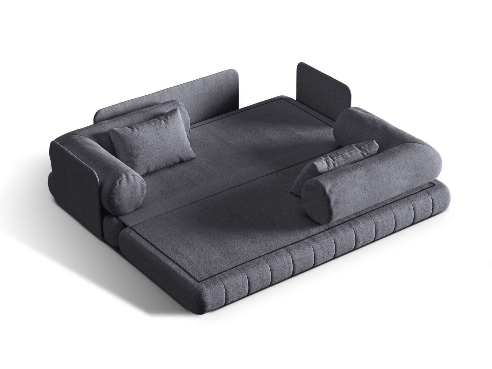 Kemi Sofa mit Schlaffunktion 3 Sitzer in Graphite präsentiert im Onlineshop von KAQTU Design AG. Bettsofa ist von Cosmopolitan Design