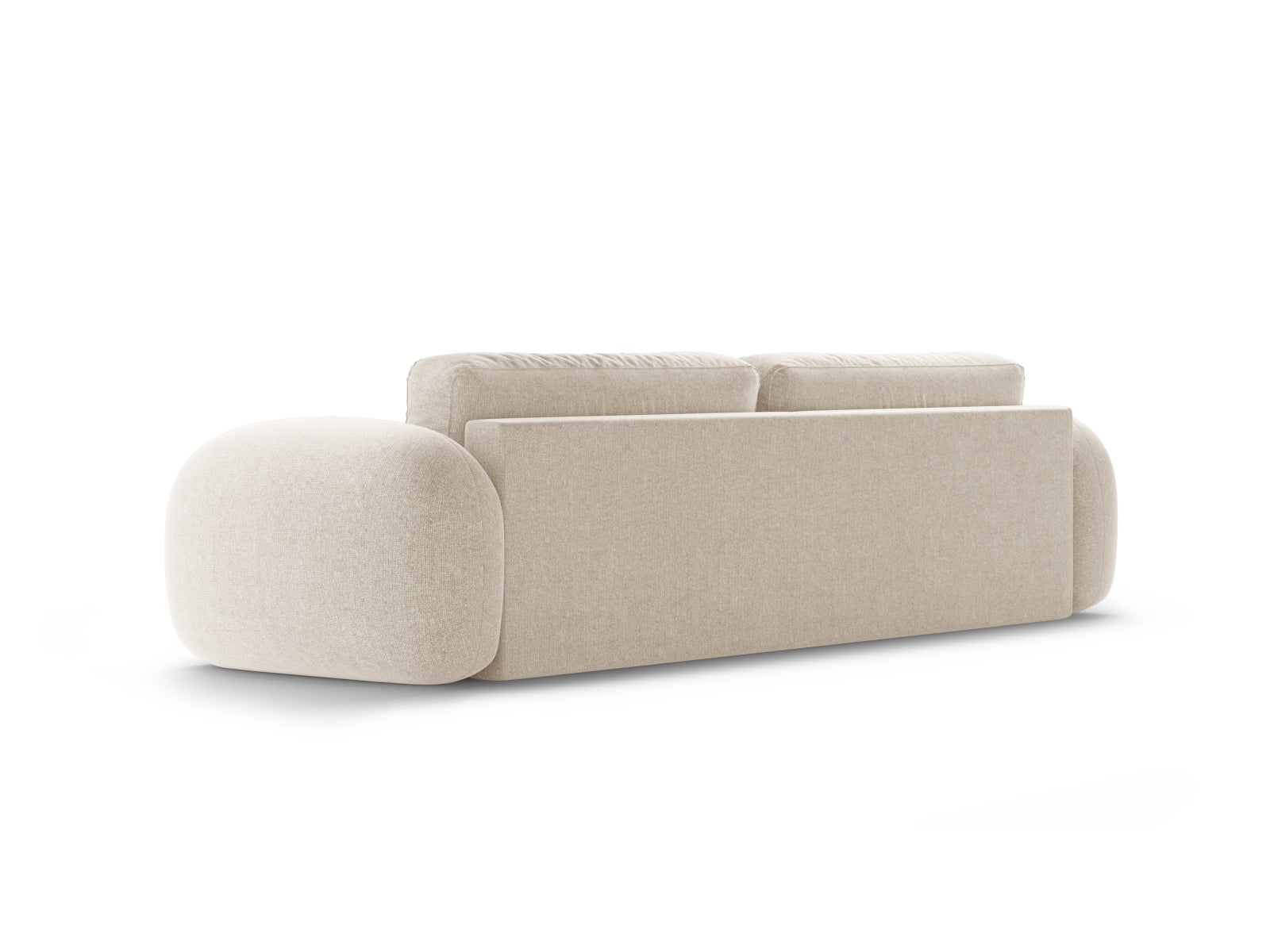 Tonale Sofa mit Schlaffunktion und Stauraum 3 Sitzer in Dark Beige präsentiert im Onlineshop von KAQTU Design AG. Bettsofa ist von Cosmopolitan Design
