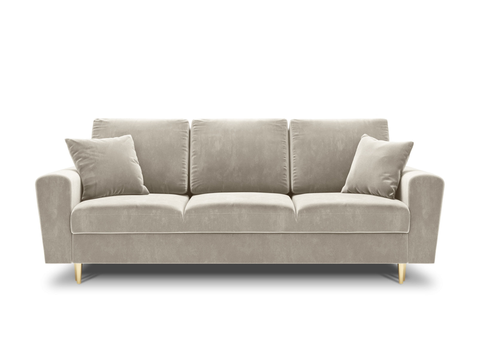 Entdecken Sie das elegante Kyoto Velour Sofa mit Schlaffunktion und Stauraum – der perfekte 3-Sitzer für stilvolle Wohnräume.
