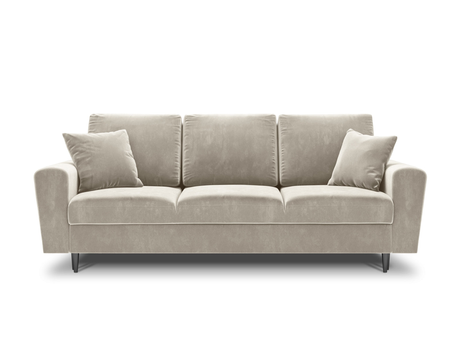 Entdecken Sie das elegante Kyoto Velour Sofa mit Schlaffunktion und Stauraum – der perfekte 3-Sitzer für stilvolle Wohnräume.