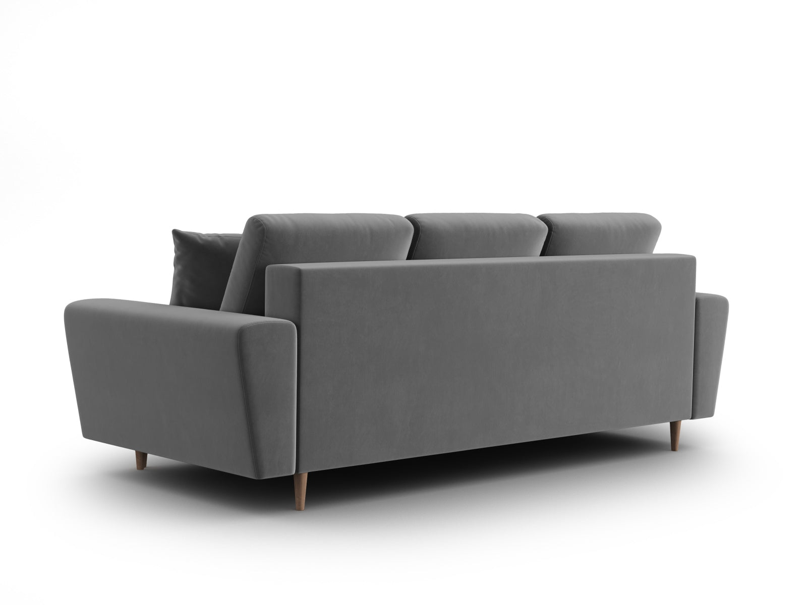 Erleben Sie das Kyoto Velour Sofa: ein stilvoller 3-Sitzer mit praktischer Schlaffunktion und Stauraumbox für Ihr modernes Zuhause.