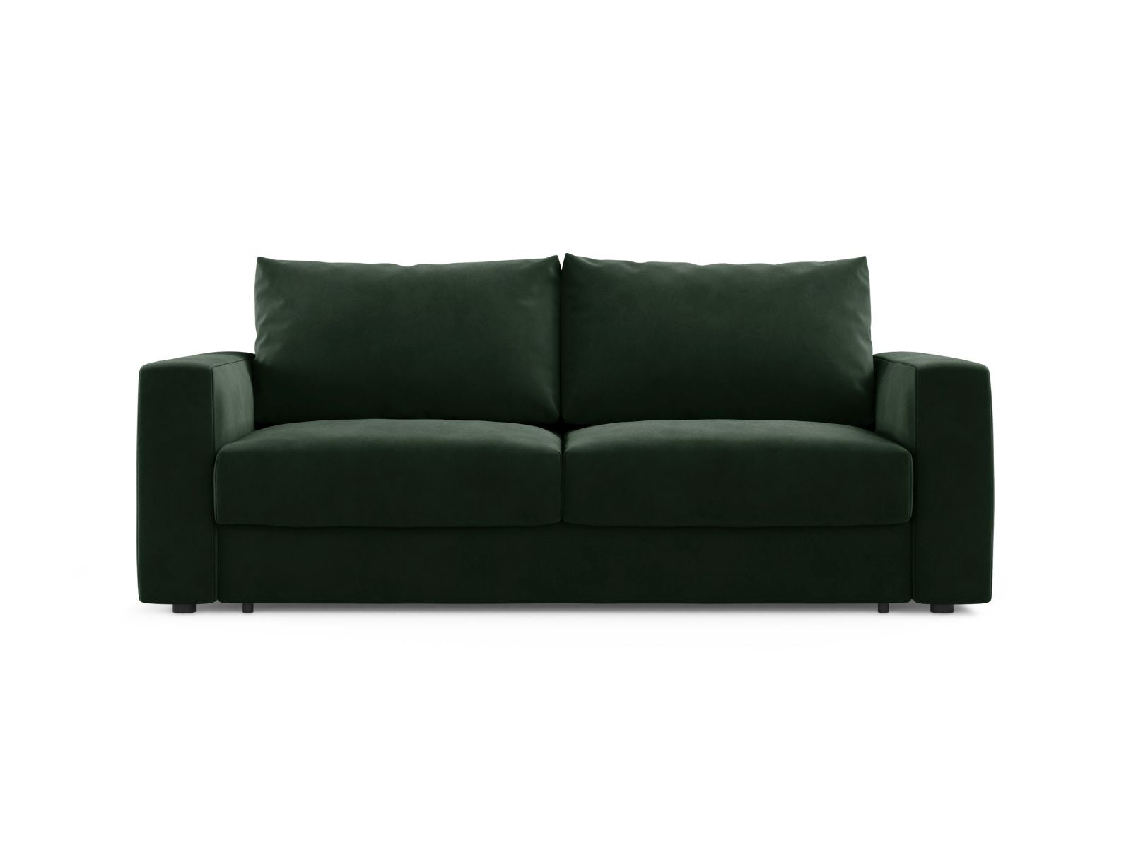 3-Sitzer Sofa Grena mit Schlaffunktion in Bottle Green-Salvador präsentiert im Onlineshop von KAQTU Design AG. Bettsofa ist von Cosmopolitan Design