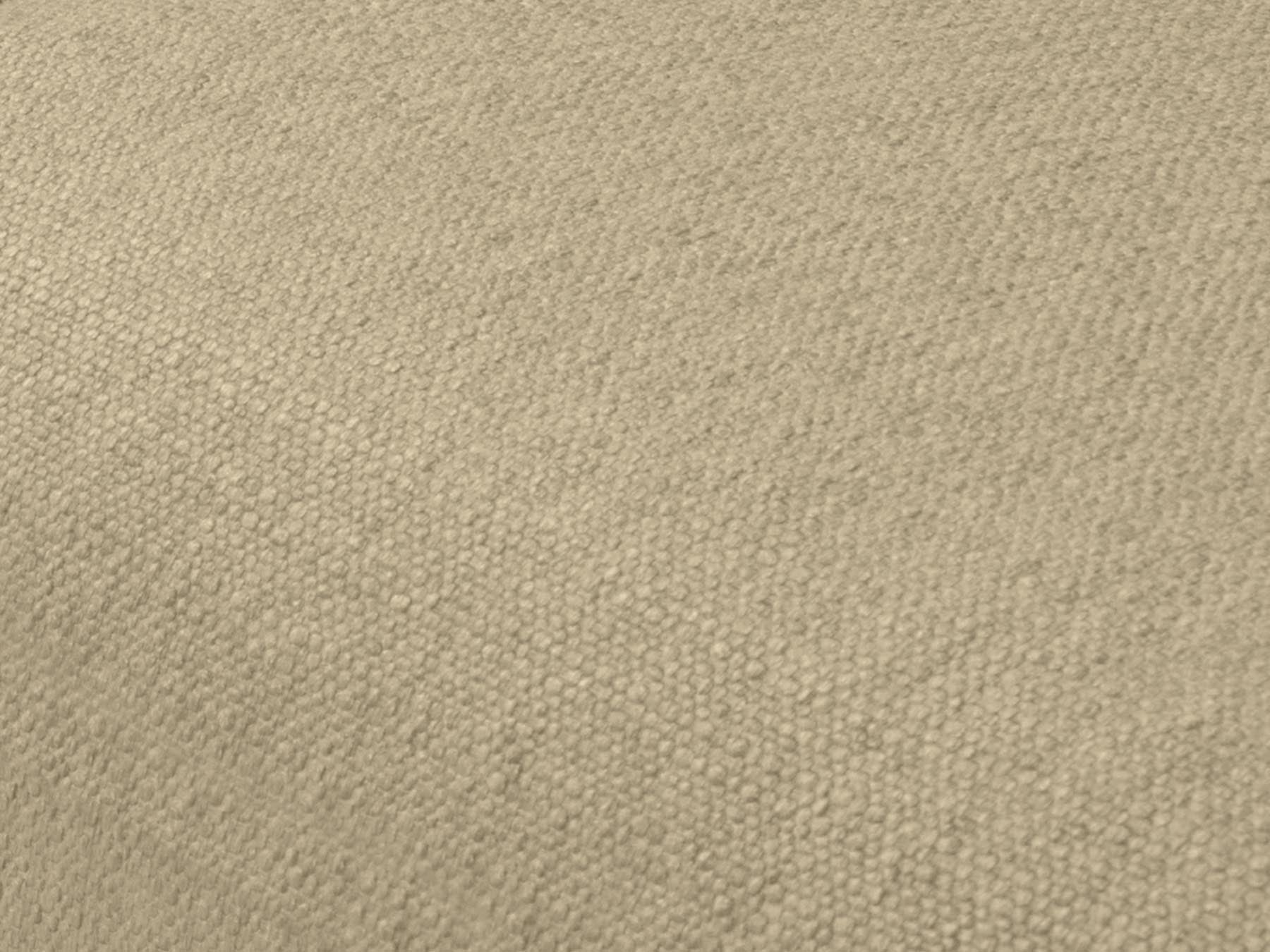 Elegantes 3-Sitzer Sofa Aspen in sanftem Beige, perfekt für kompakte Wohnräume, mit praktischer Schlaffunktion und integriertem Stauraum.