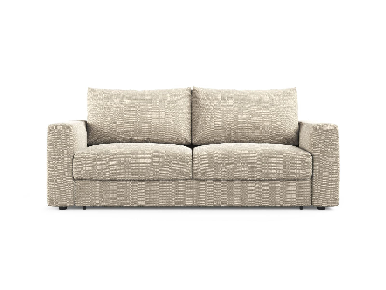 3-Sitzer Sofa Grena mit Schlaffunktion in Beige-Babel präsentiert im Onlineshop von KAQTU Design AG. Bettsofa ist von Cosmopolitan Design