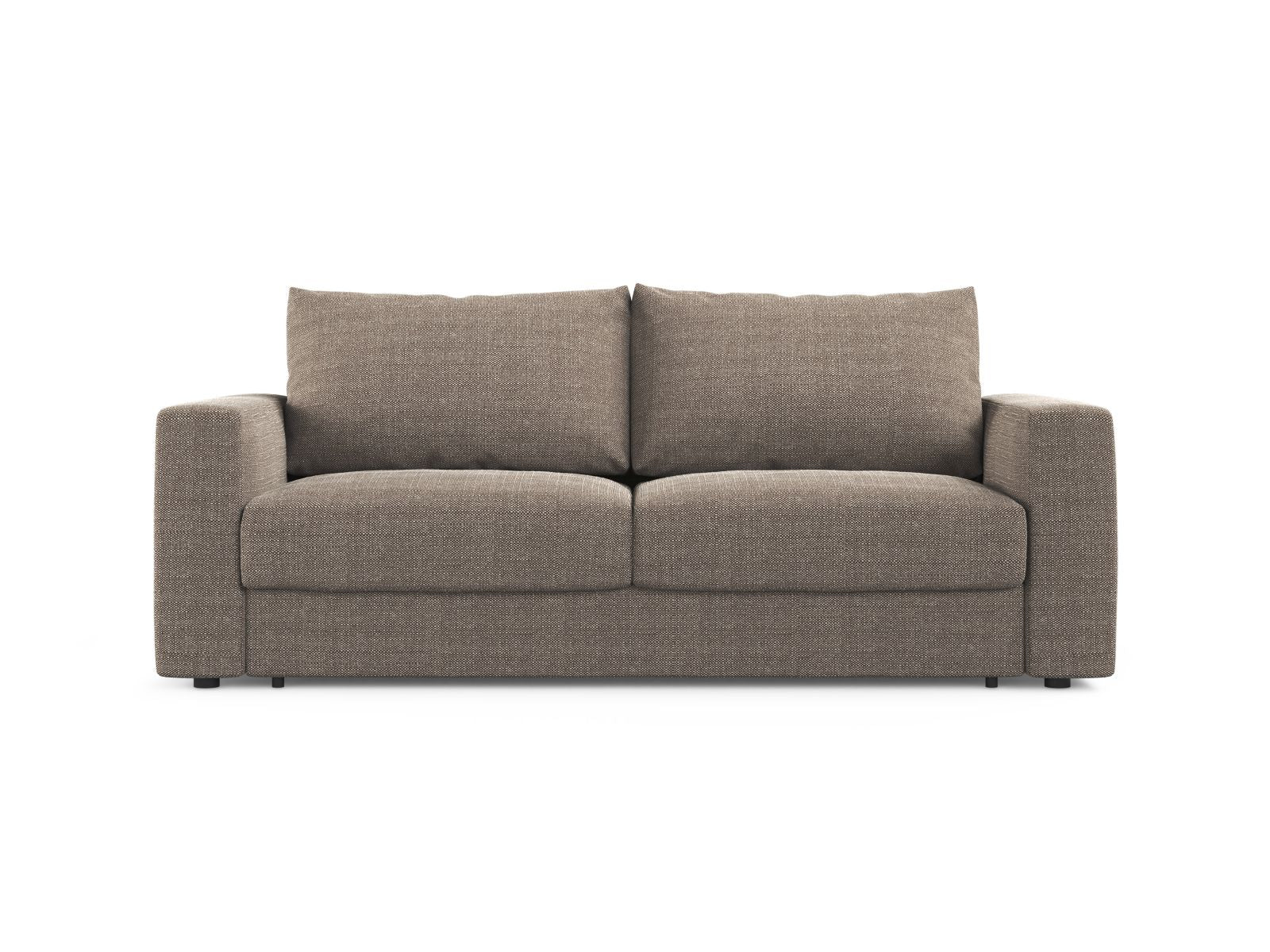 3-Sitzer Sofa Grena mit Schlaffunktion in Light Brown-Babel präsentiert im Onlineshop von KAQTU Design AG. Bettsofa ist von Cosmopolitan Design