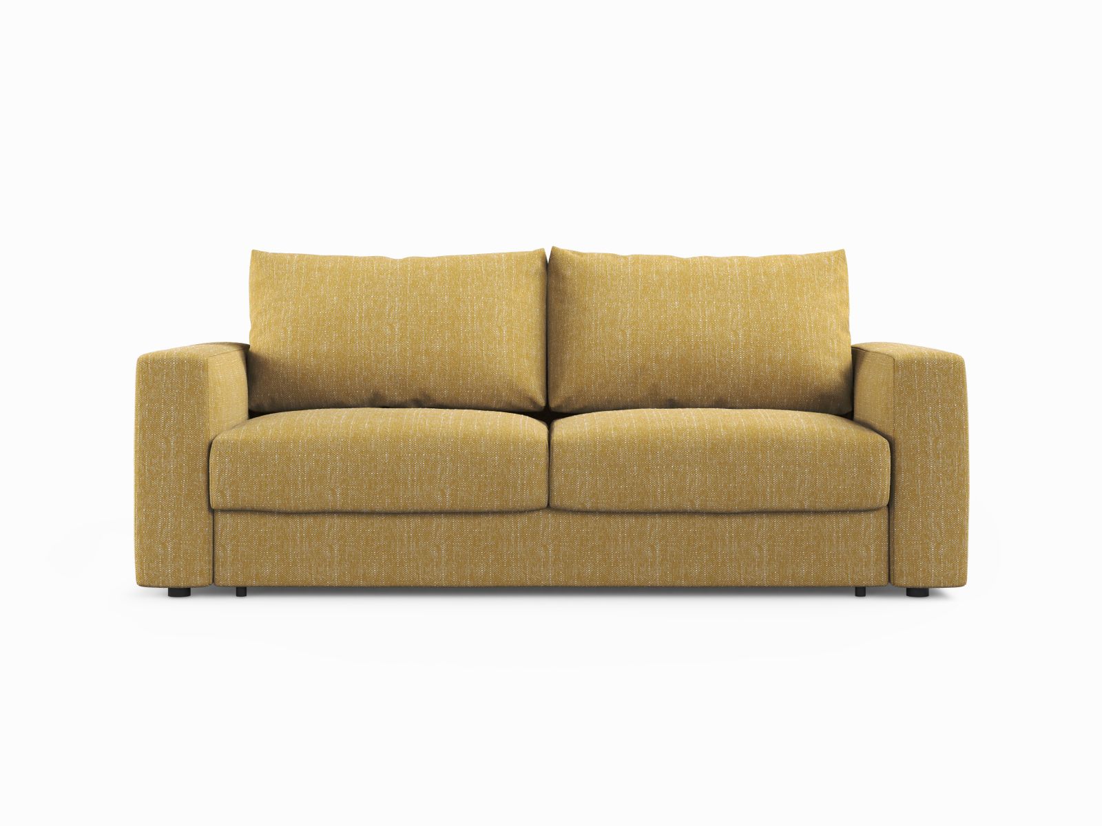 3-Sitzer Sofa Grena mit Schlaffunktion in Yellow-Babel präsentiert im Onlineshop von KAQTU Design AG. Bettsofa ist von Cosmopolitan Design