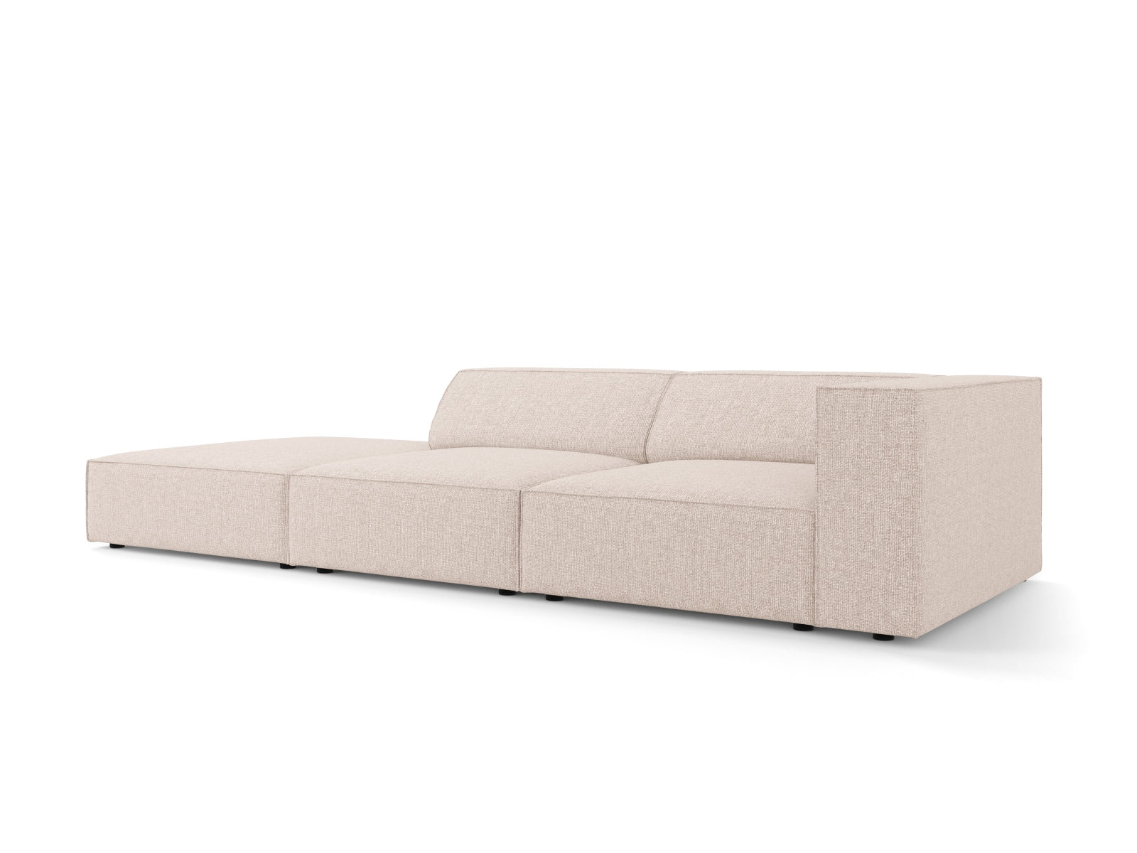Arendal Sofa links 4 Sitzer in Beige präsentiert im Onlineshop von KAQTU Design AG. L-Sofa links ist von Cosmopolitan Design