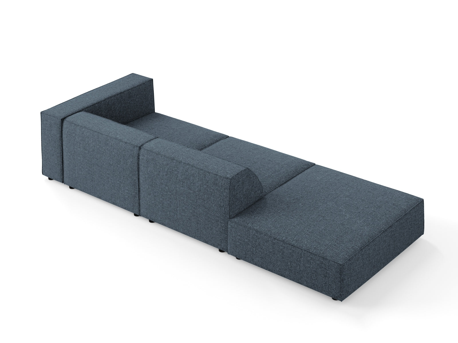 Arendal Sofa links 4 Sitzer in Royal Blue präsentiert im Onlineshop von KAQTU Design AG. L-Sofa links ist von Cosmopolitan Design