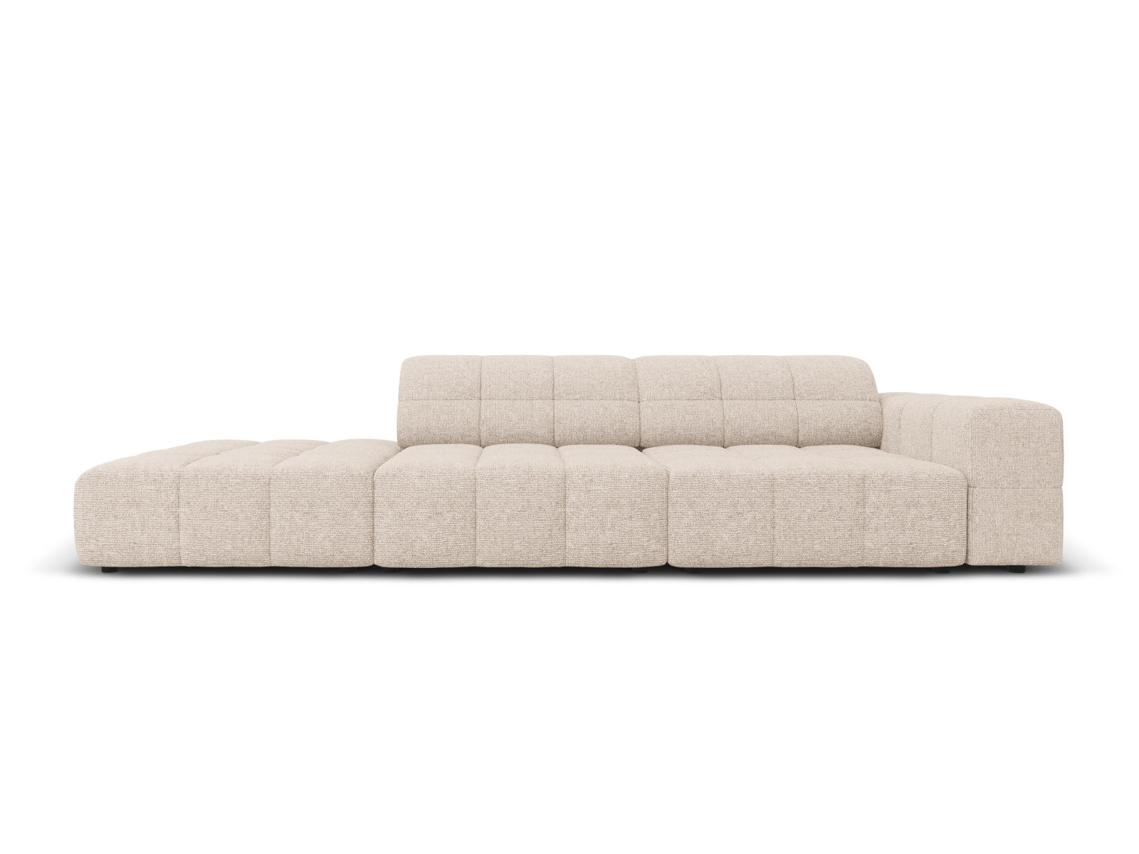 Chicago Sofa links 3 Sitzer 102cm in Beige präsentiert im Onlineshop von KAQTU Design AG. L-Sofa links ist von Cosmopolitan Design